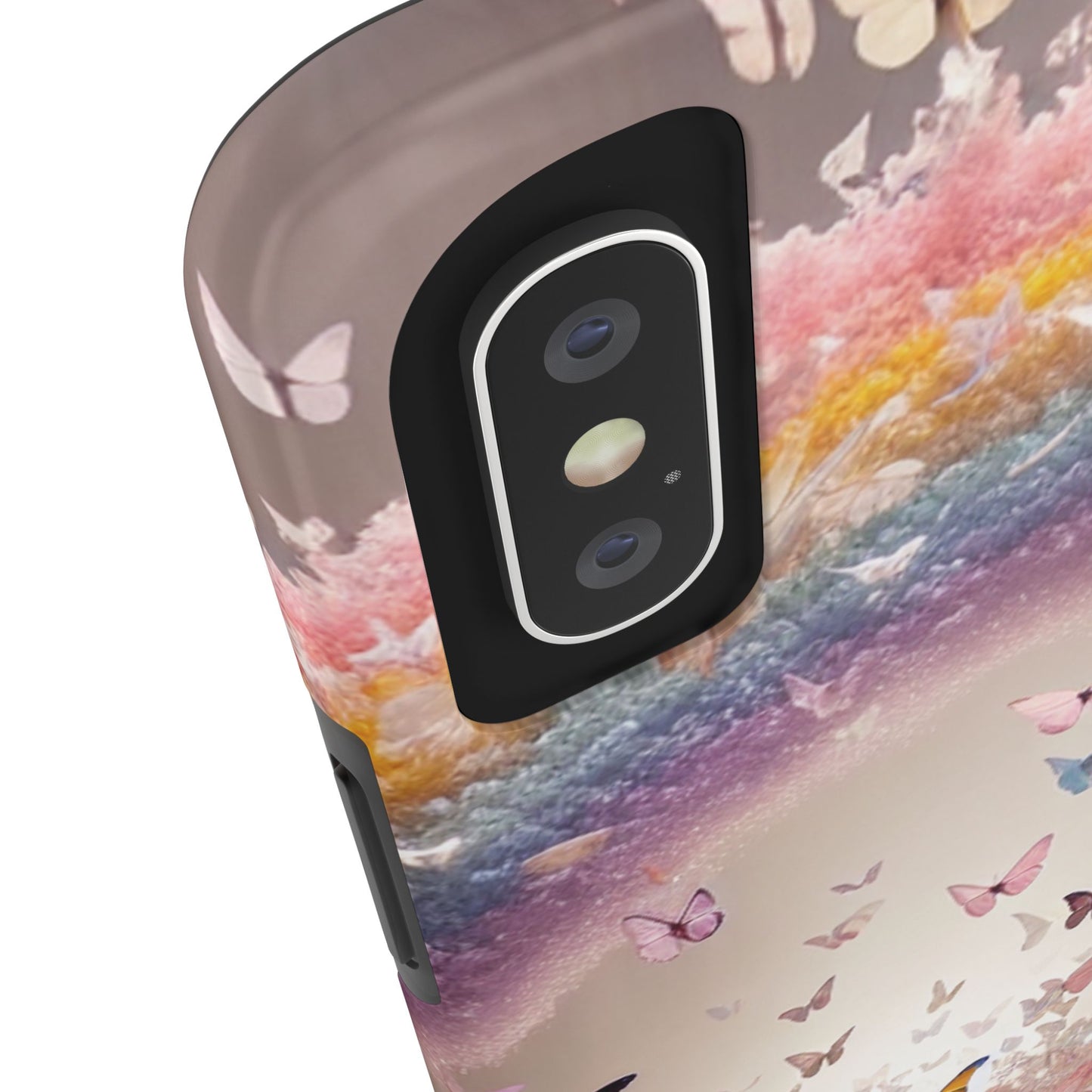 Spring Butterfly & Rainbow Phone Cover – Stylish, Strong & Gift-Ready