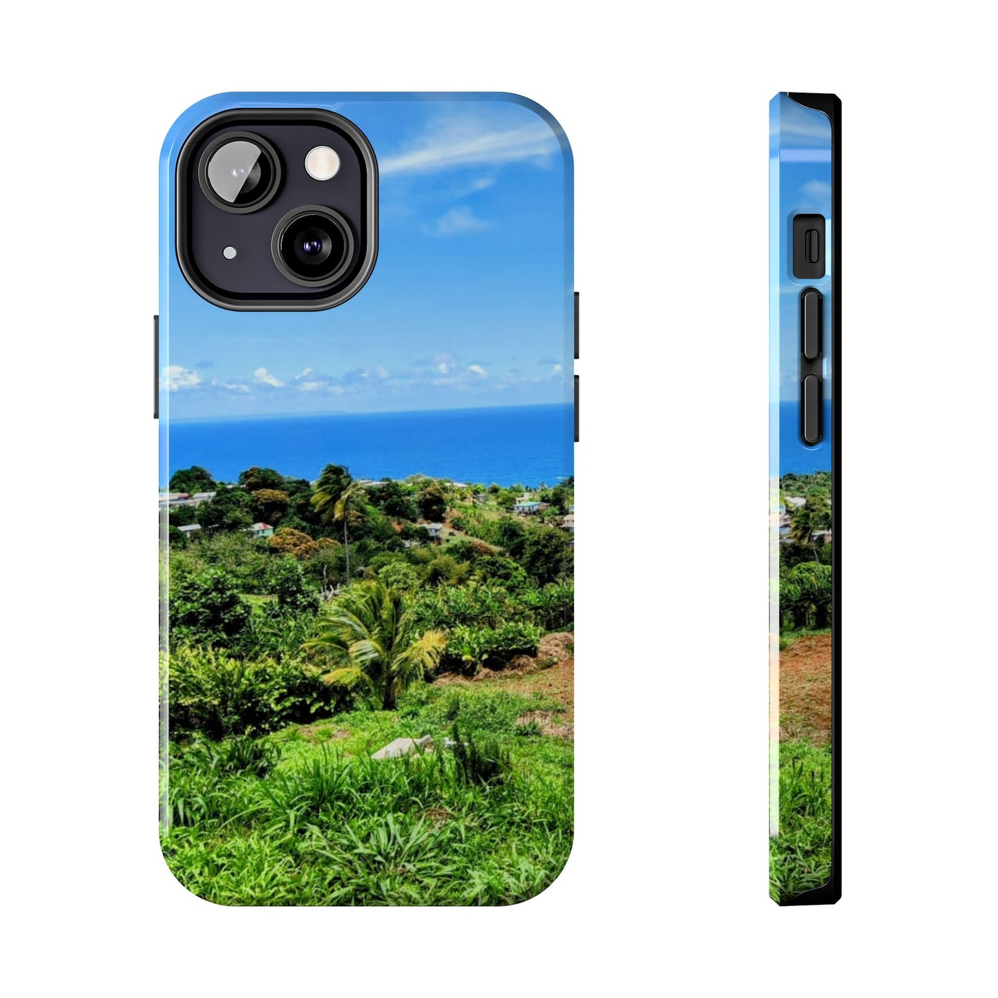 iPhone and Samsung phone Cases - Tropical Ocean View, Durable Cover for Beach Lovers