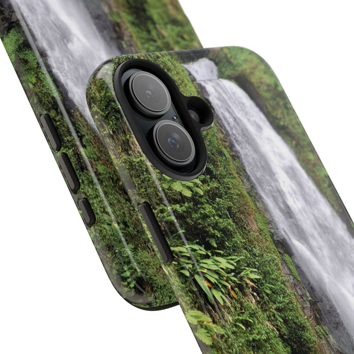 Nature Island Trafalgar Waterfall inspired Tough IPhone and Samsung phone Cases - Durable Protection for Outdoor Adventure