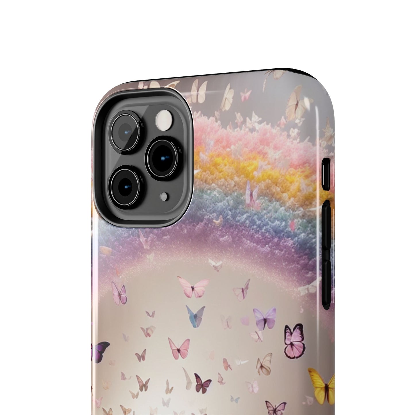 Spring Butterfly & Rainbow Phone Cover – Stylish, Strong & Gift-Ready