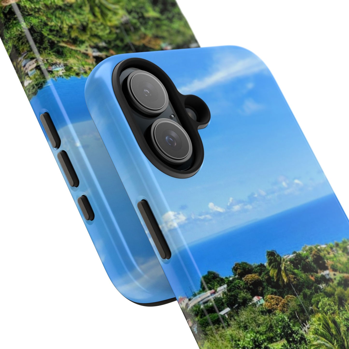 iPhone and Samsung phone Cases - Tropical Ocean View, Durable Cover for Beach Lovers