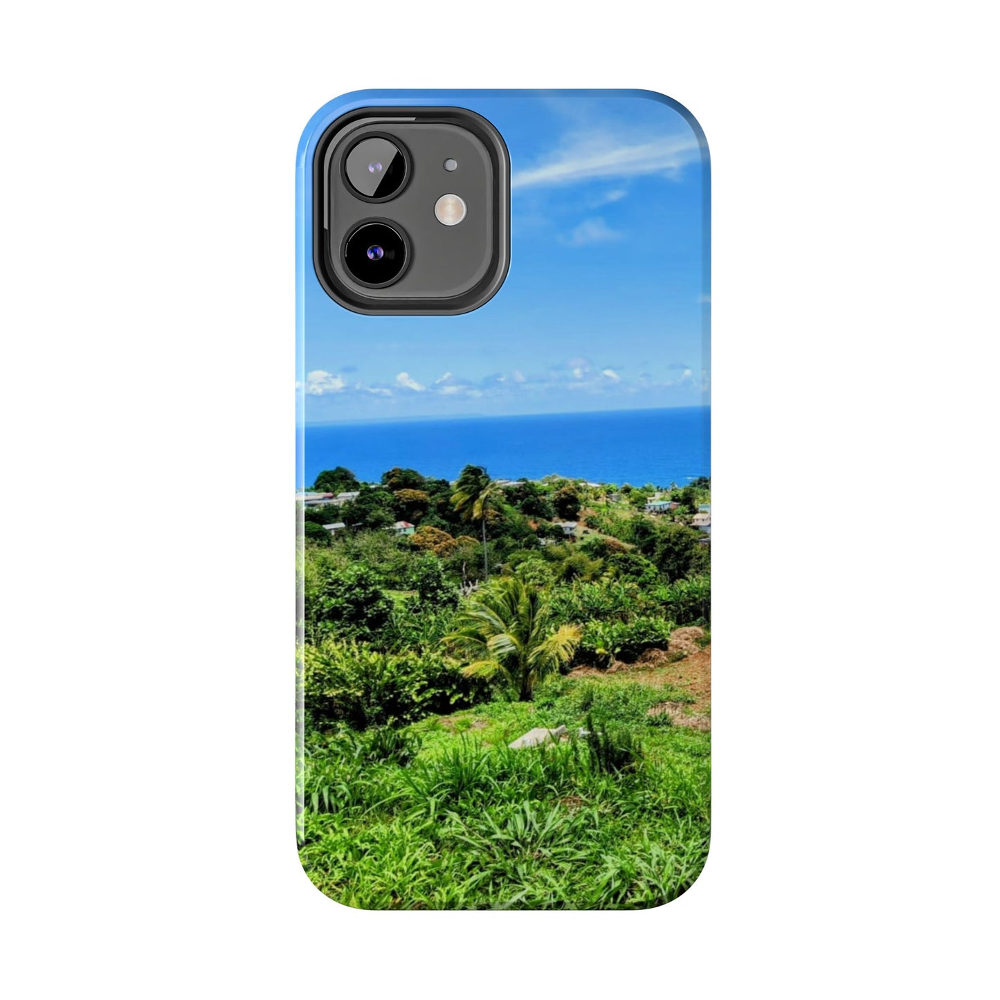 iPhone and Samsung phone Cases - Tropical Ocean View, Durable Cover for Beach Lovers