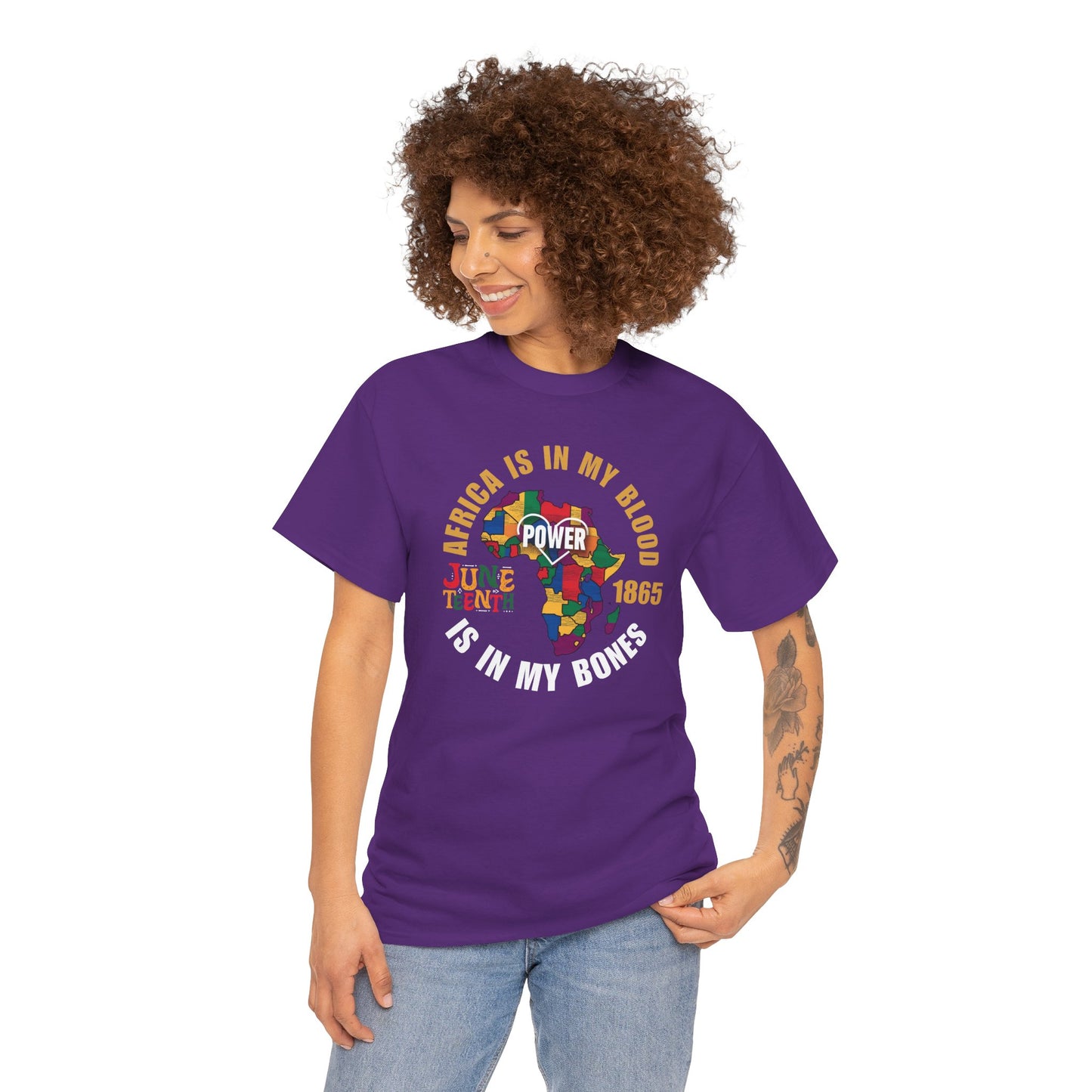 Juneteenth Power T-Shirt, Family gathering, chanting, Community celebration, Juneteenth celebration