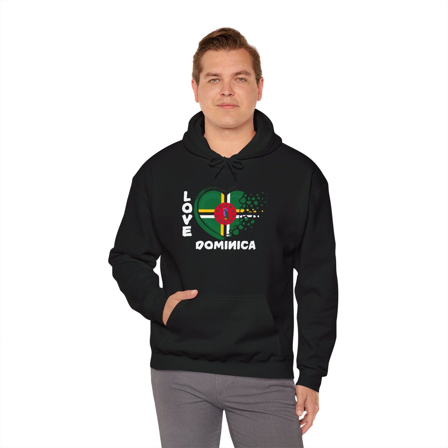Love Dominica Hoodie - Unisex, Souvenir, Birthday, Christmas, Family