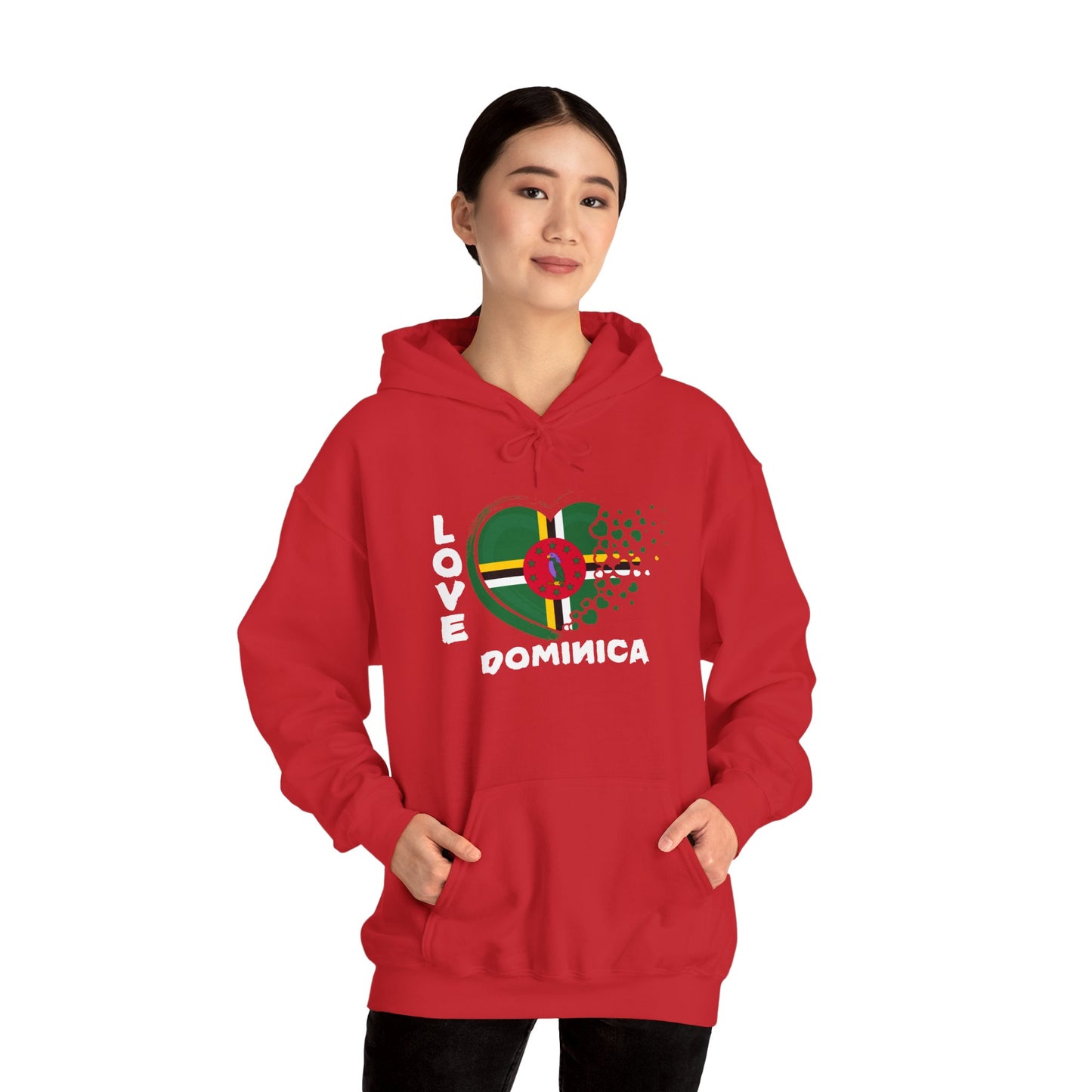 Love Dominica Hoodie - Unisex, Souvenir, Birthday, Christmas, Family