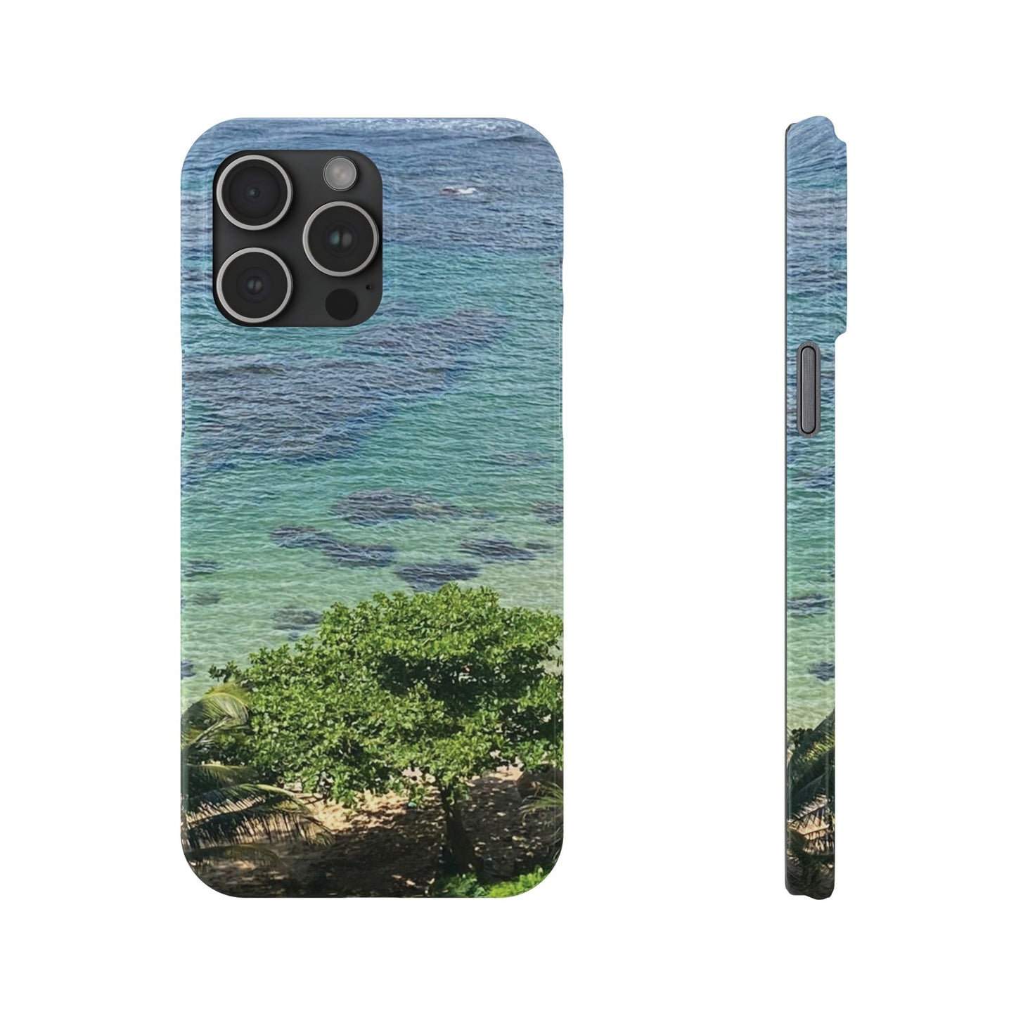 iPhone cases - Coastal Vibes Slim Phone Case