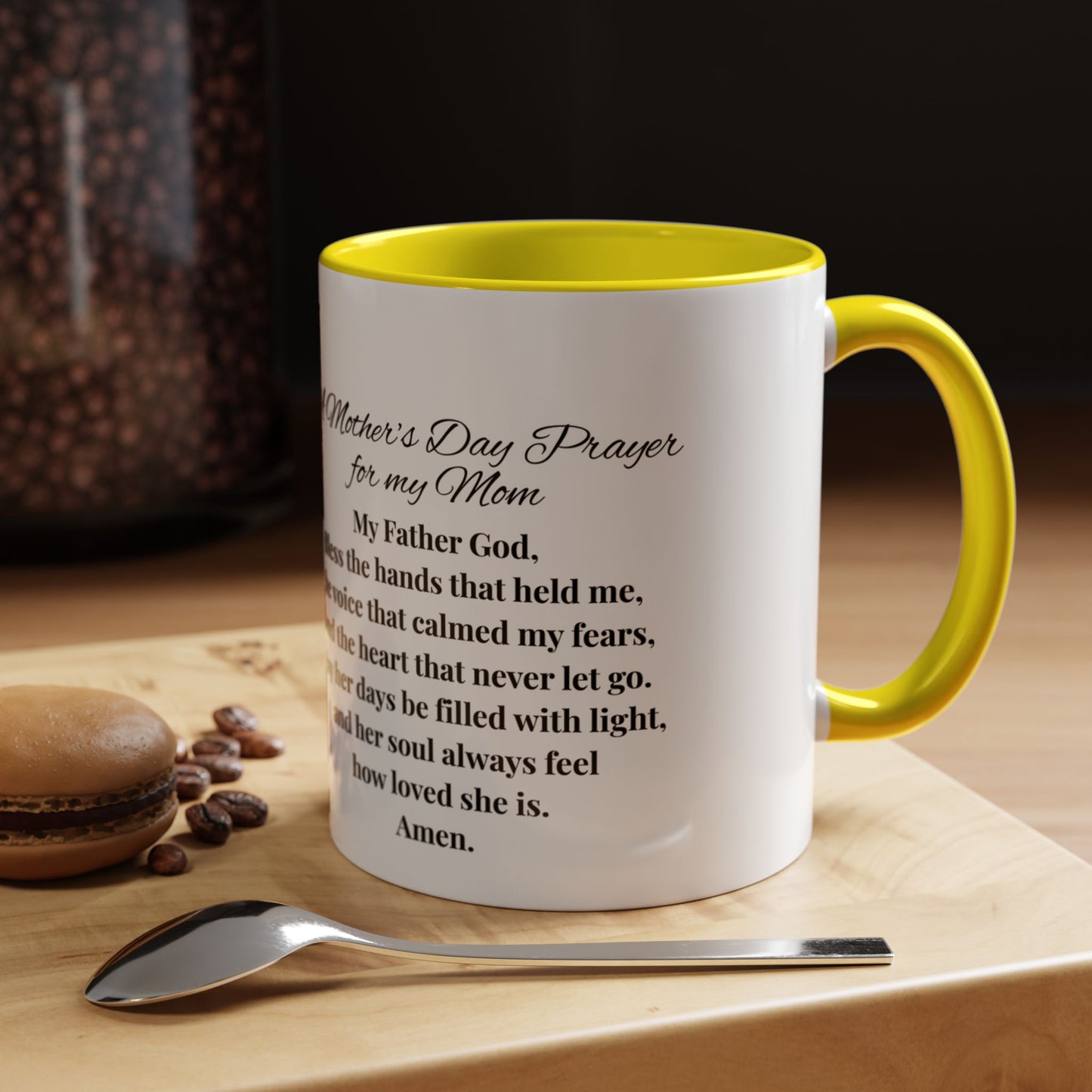 Mom Mother's Day Prayer Mug- African/American/Caribbean Mother's Day Prayer Coffee Mug, Inspirational