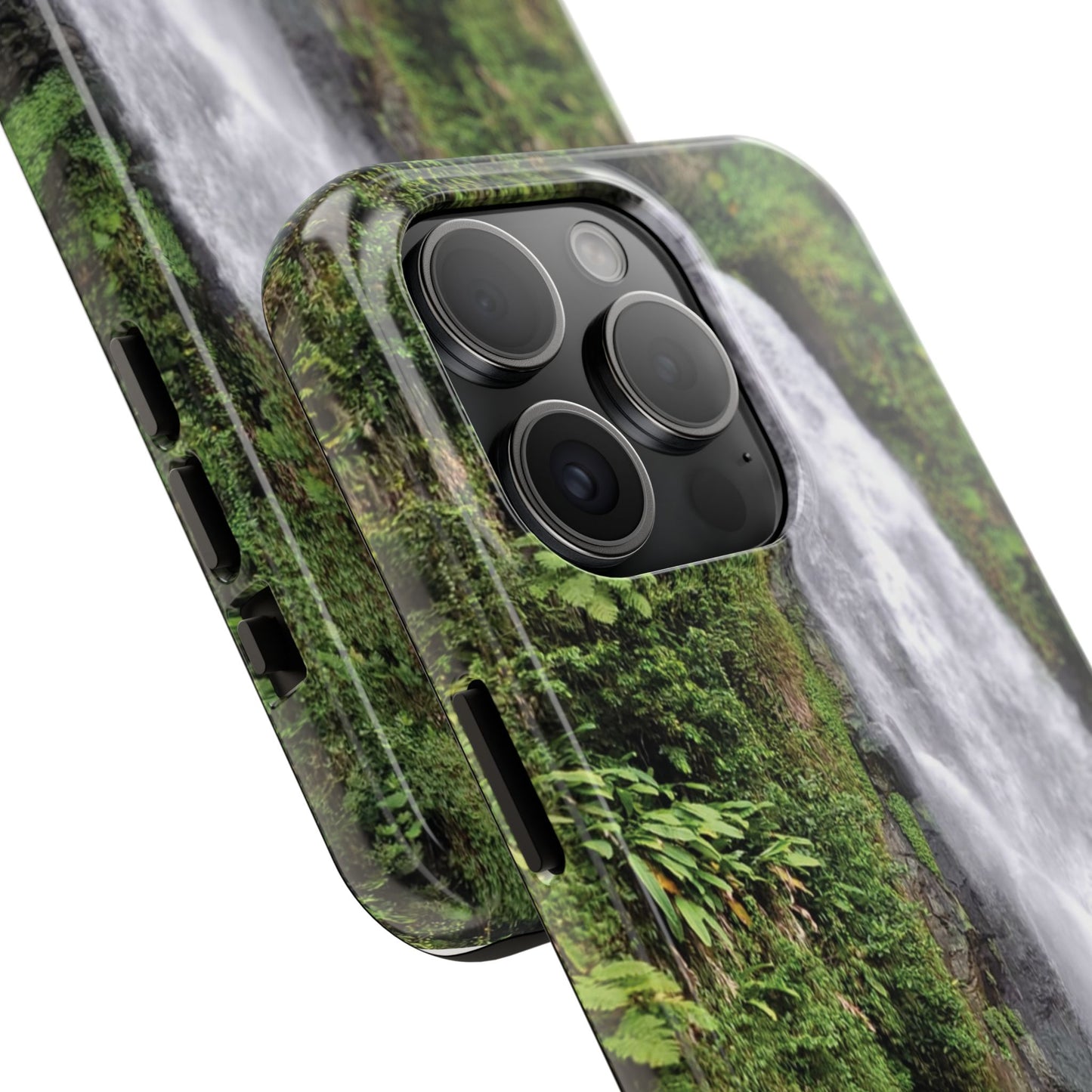 Nature Island Trafalgar Waterfall inspired Tough IPhone and Samsung phone Cases - Durable Protection for Outdoor Adventure