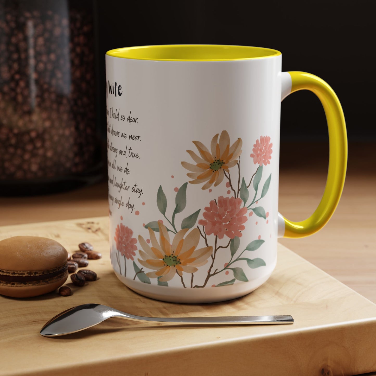 Wife - Love Prayer Coffee Mug, Mother's Day, birthdays, any occasion – 11 oz & 15 oz