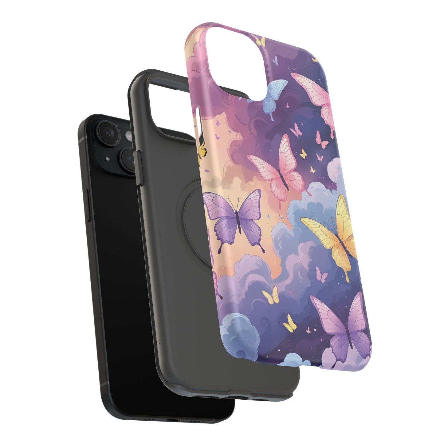 Whimsical Butterfly Phone Case – Nature-Inspired Protection in Vibrant Color