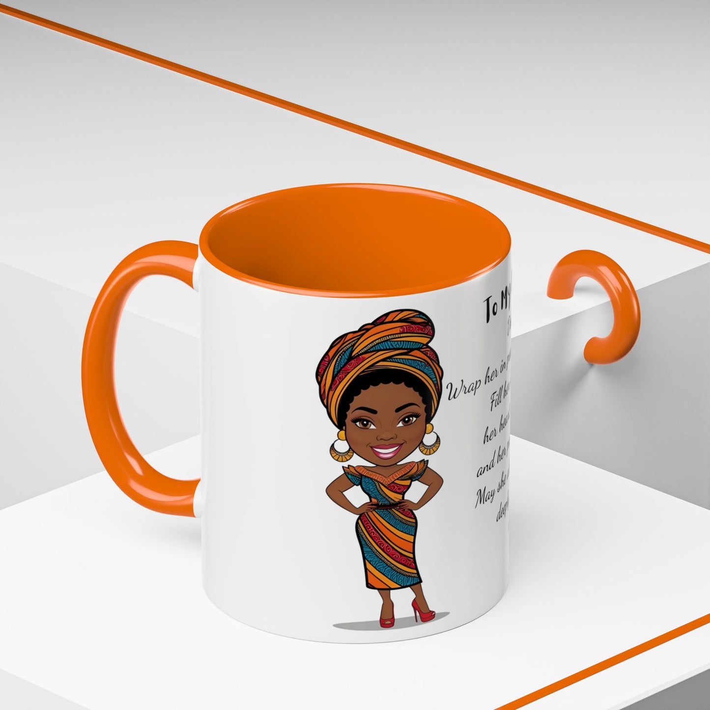 My Daughter African/American/Caribbean Prayer Coffee Mug, Mother's Day, Birthday or any occasion - 11 & 15oz