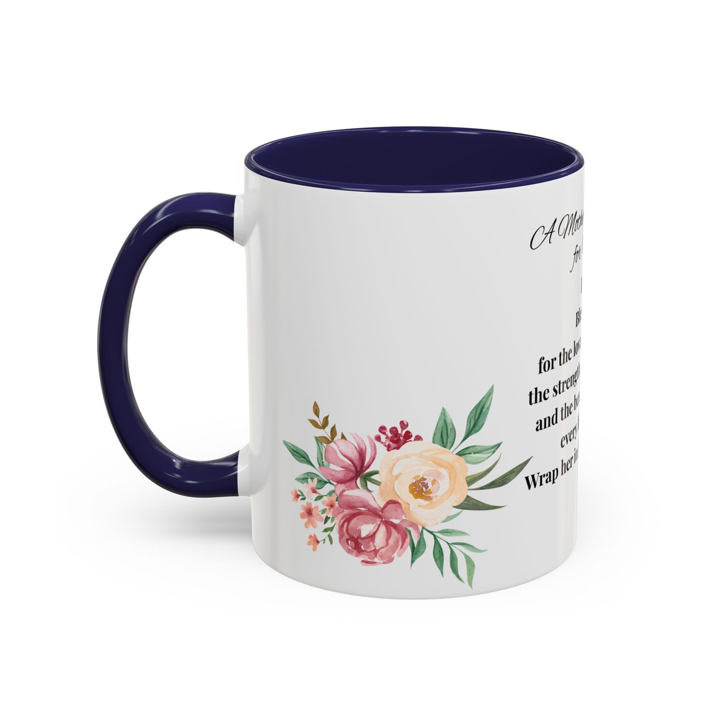 Sister Prayer Mother's Day Coffee Mug - Perfect Mother's Day Gift, Floral design