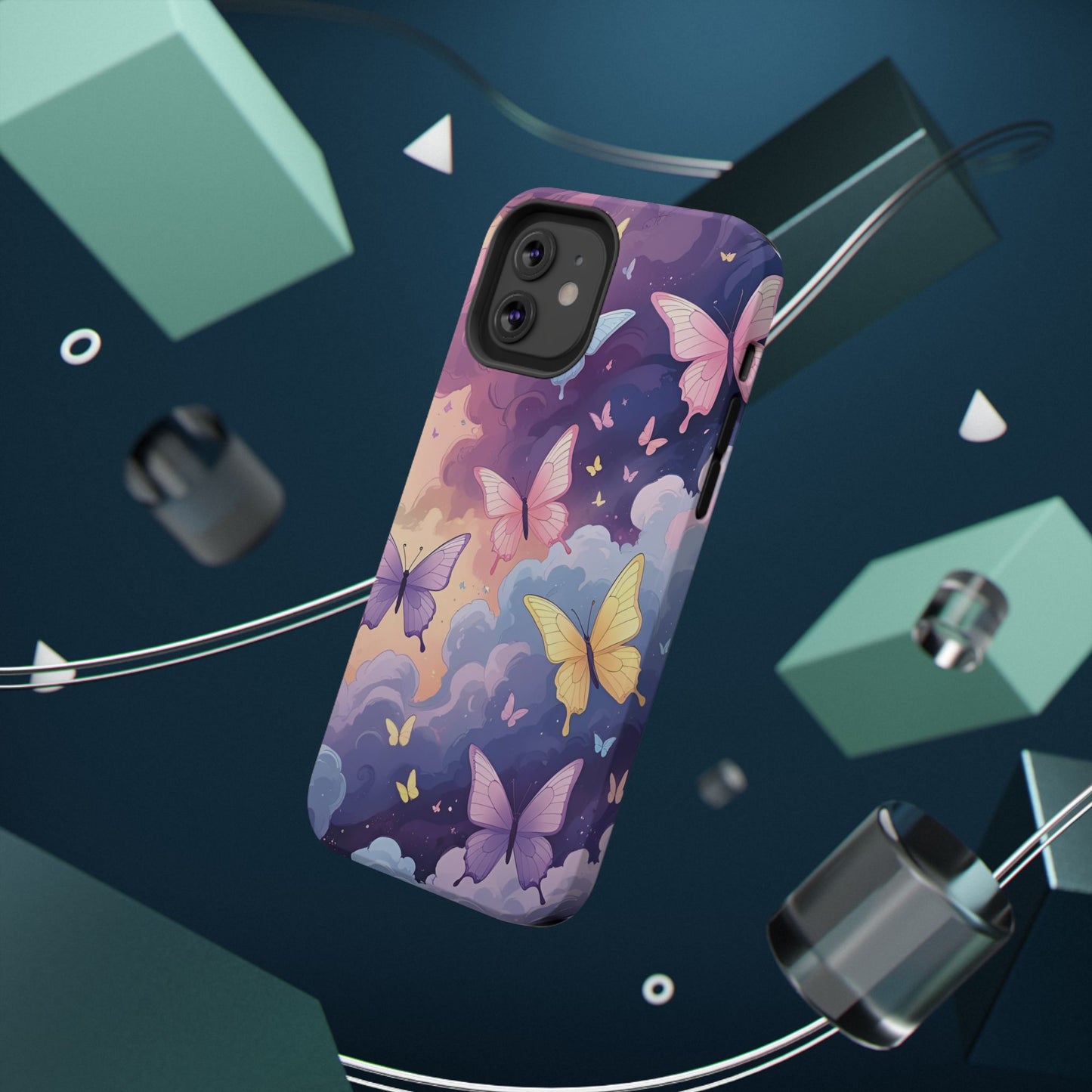 Whimsical Butterfly Phone Case – Nature-Inspired Protection in Vibrant Color