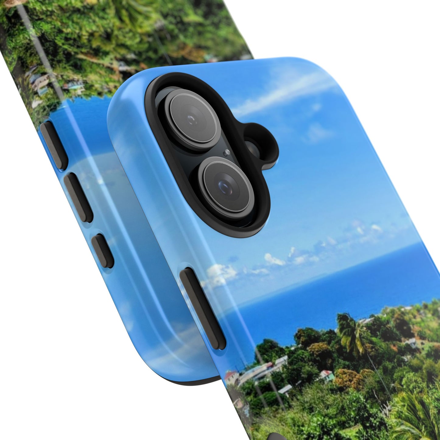 iPhone and Samsung phone Cases - Tropical Ocean View, Durable Cover for Beach Lovers