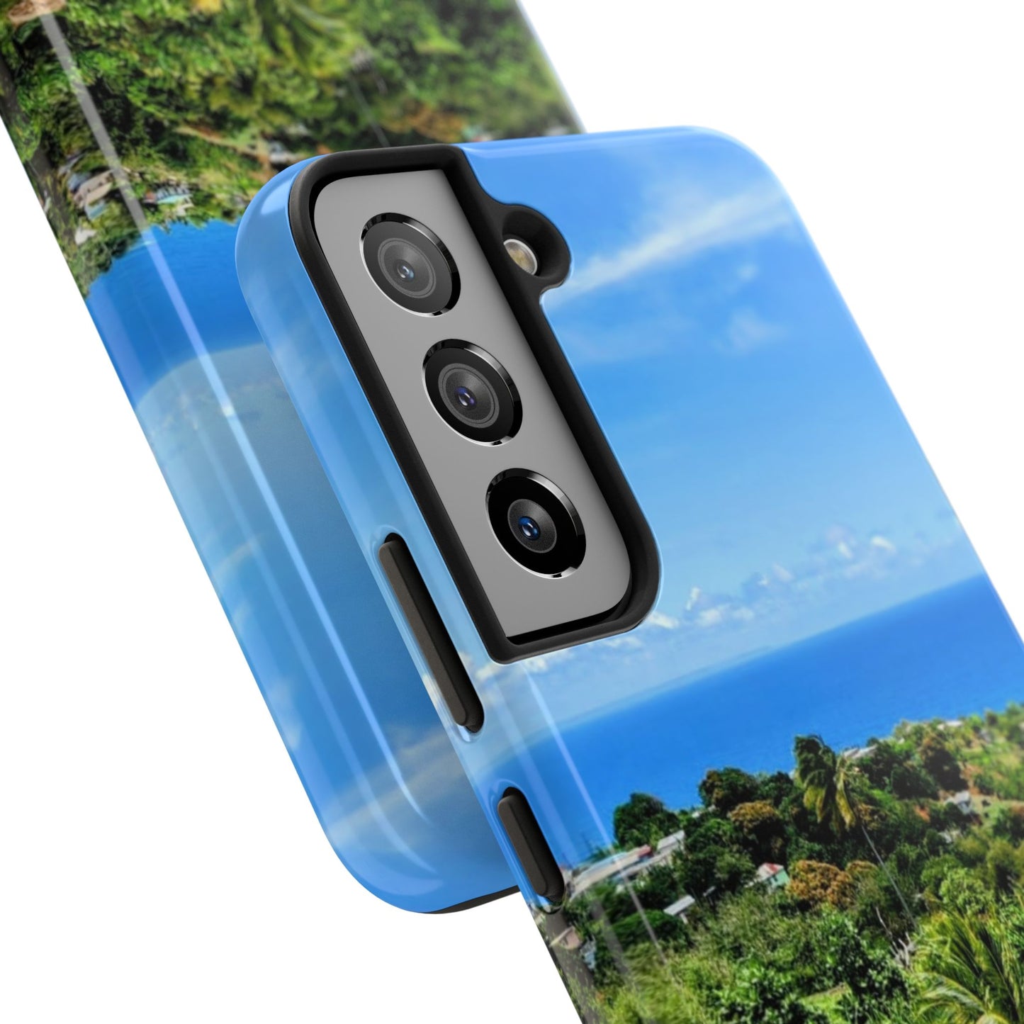 iPhone and Samsung phone Cases - Tropical Ocean View, Durable Cover for Beach Lovers