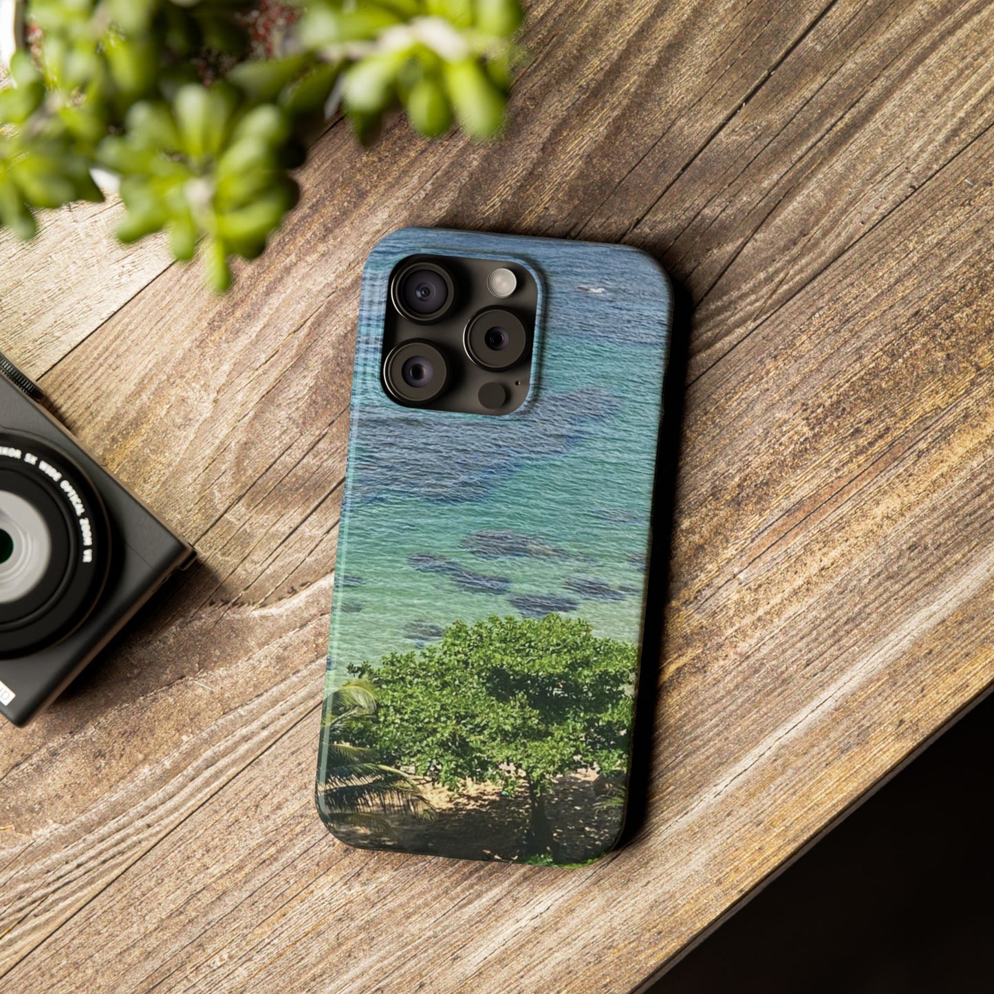iPhone cases - Coastal Vibes Slim Phone Case