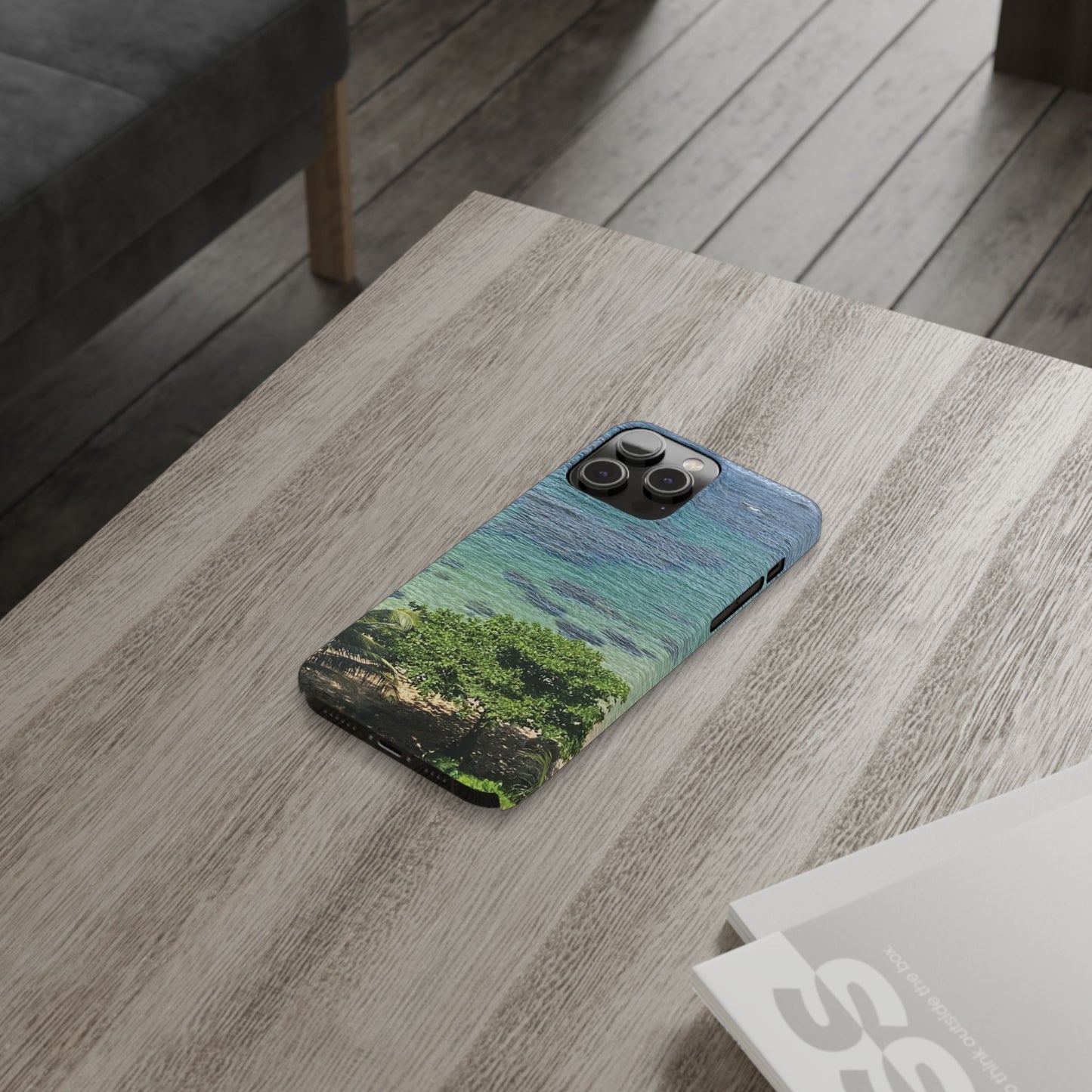 iPhone cases - Coastal Vibes Slim Phone Case