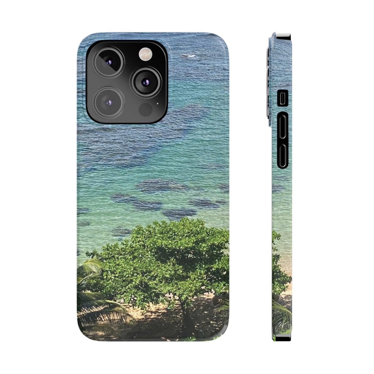 iPhone cases - Coastal Vibes Slim Phone Case