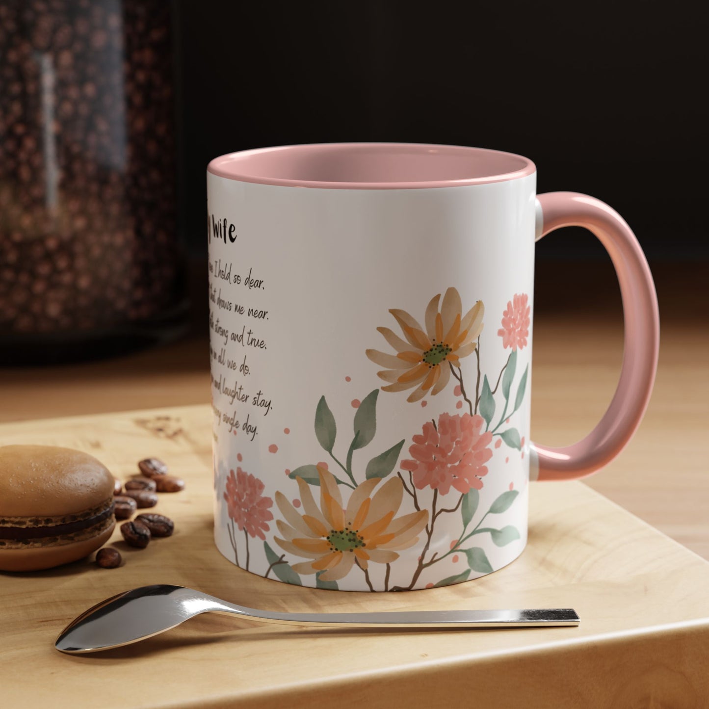 Wife - Love Prayer Coffee Mug, Mother's Day, birthdays, any occasion – 11 oz & 15 oz