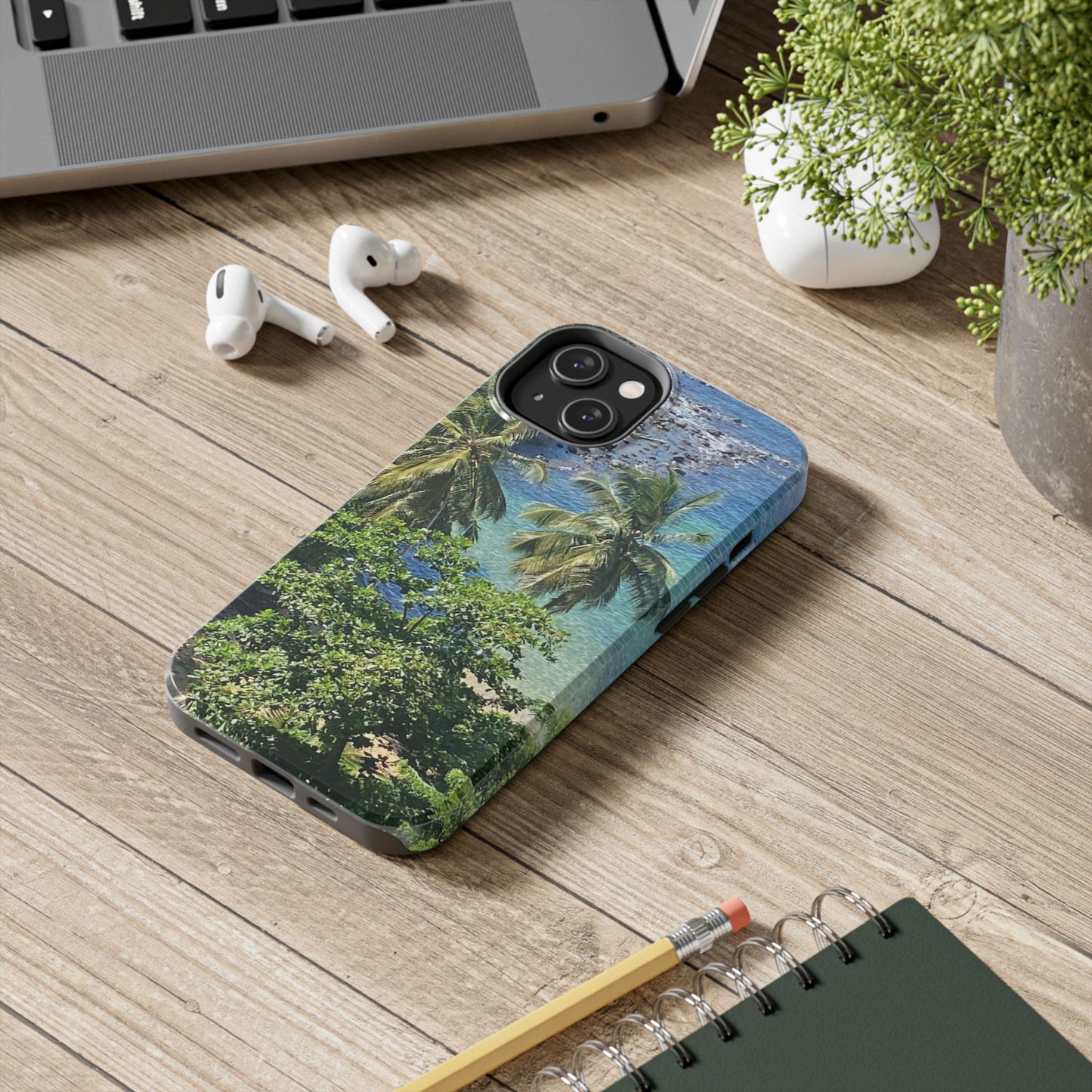 Tough Phone Case - Tropical Summer Vibes, Gift for Travelers and Nature Lovers