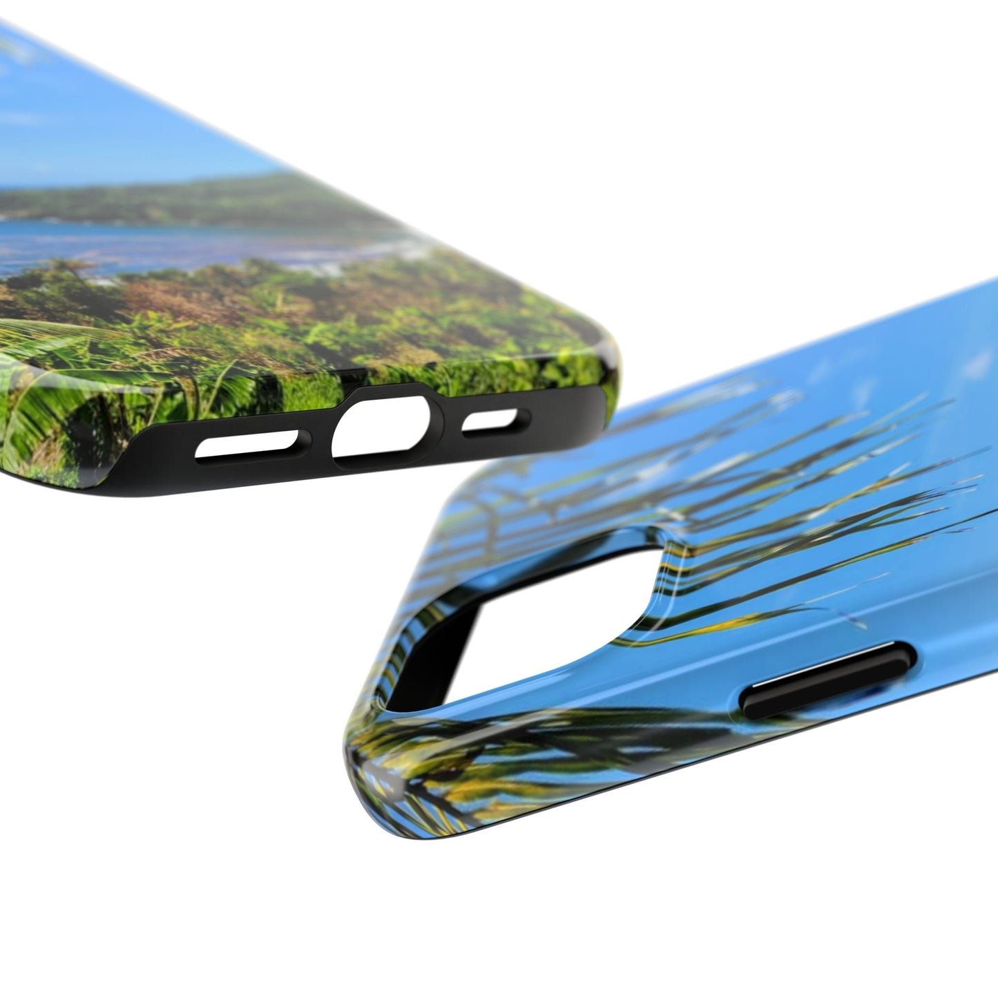 Nature-inspired tropical iphone and Samsung phone cases perfect for summer. Ideal for beach trips, vacations,