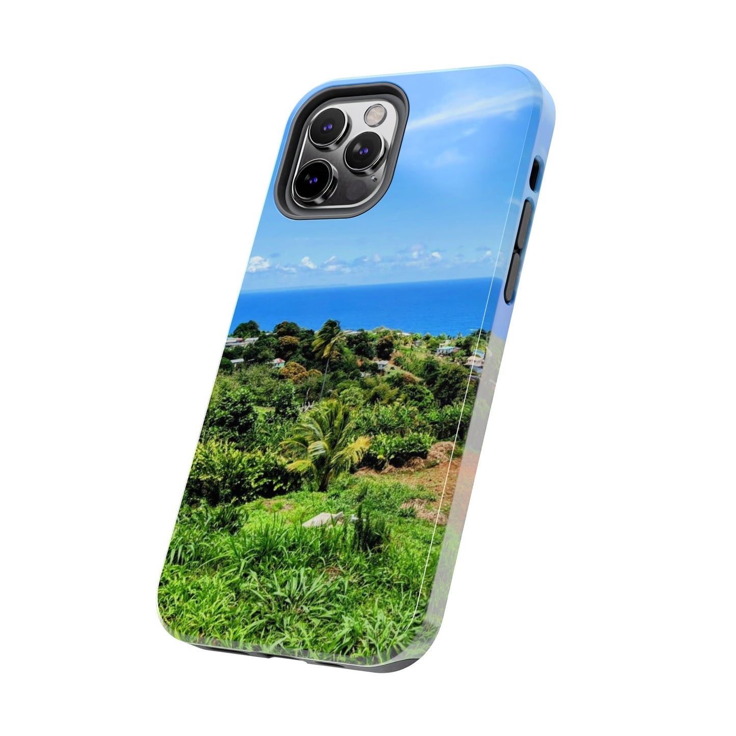 iPhone and Samsung phone Cases - Tropical Ocean View, Durable Cover for Beach Lovers