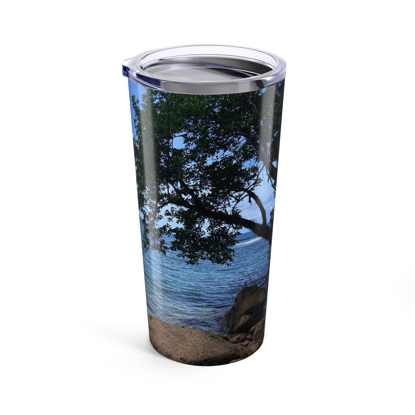 Scenic Nature Tumbler 20oz - Beach Lover Gift, Travel Mug, Reusable Cup, Summer Vibes