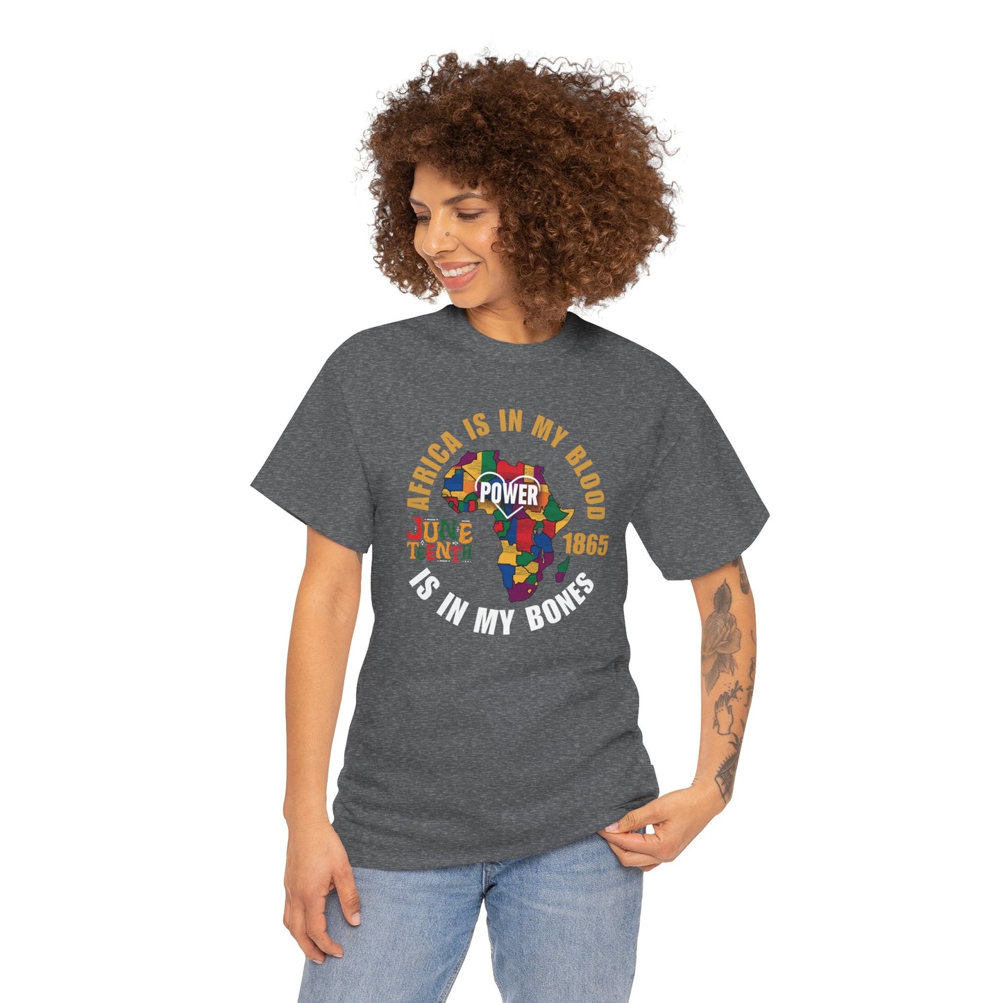 Juneteenth Power T-Shirt, Family gathering, chanting, Community celebration, Juneteenth celebration