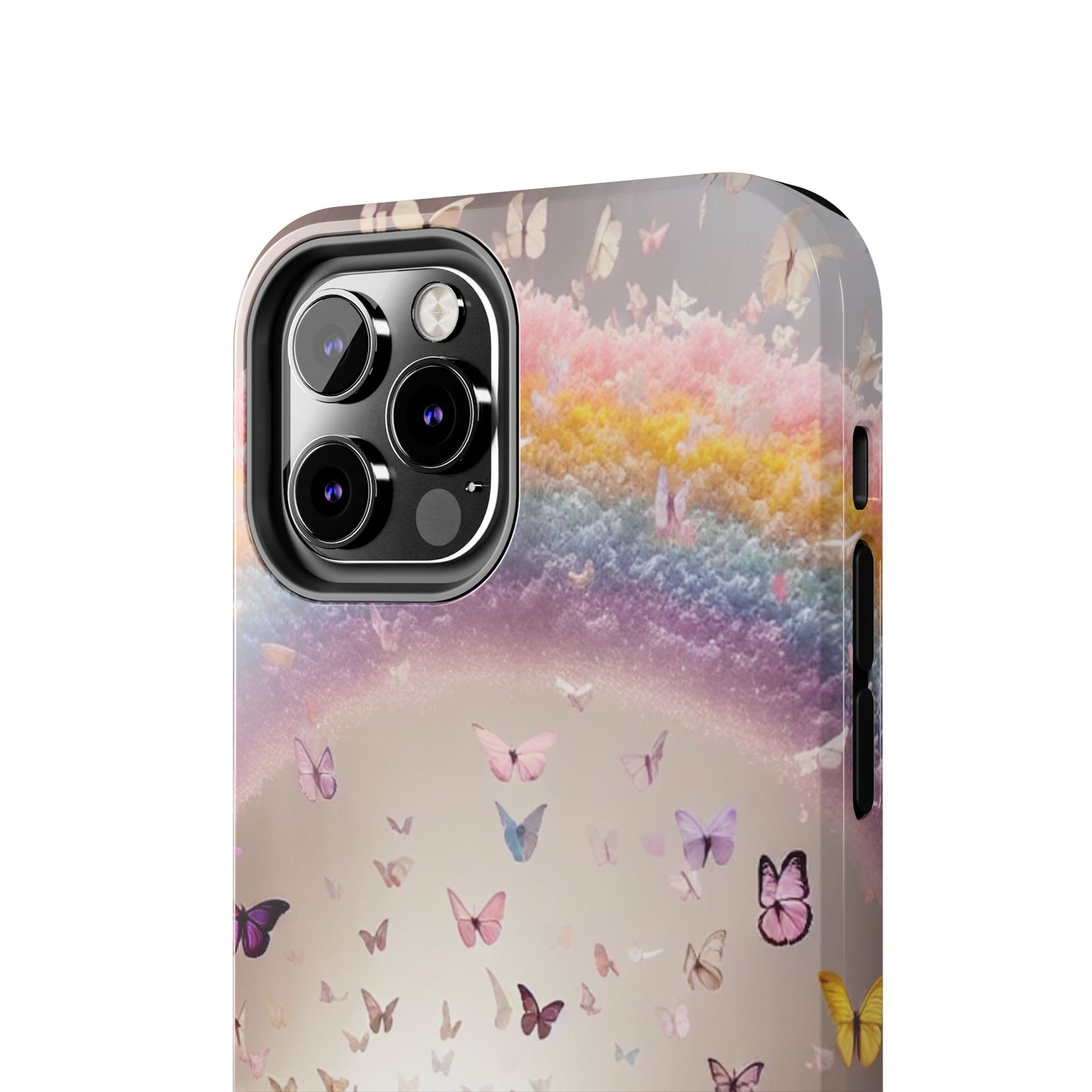 Spring Butterfly & Rainbow Phone Cover – Stylish, Strong & Gift-Ready