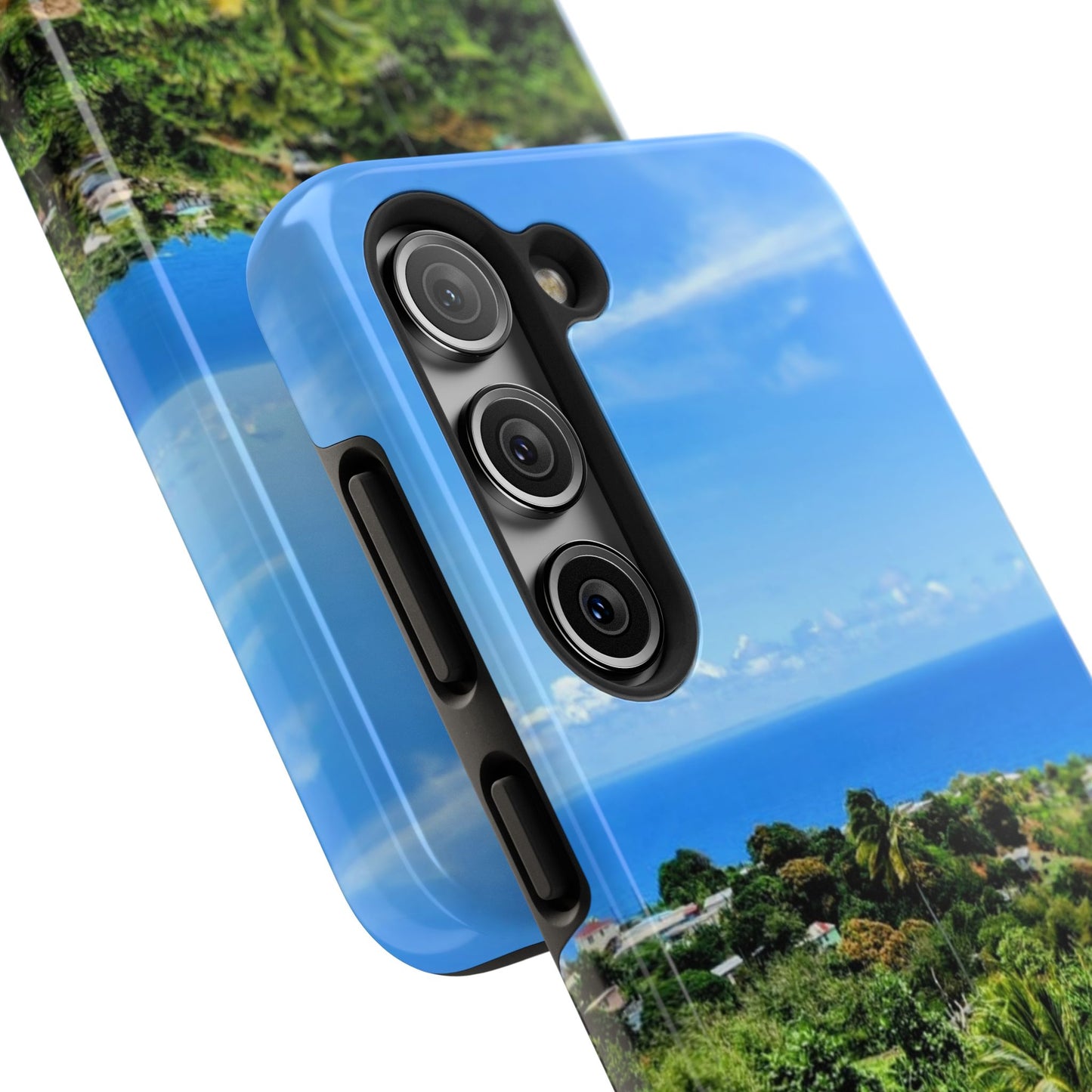 iPhone and Samsung phone Cases - Tropical Ocean View, Durable Cover for Beach Lovers