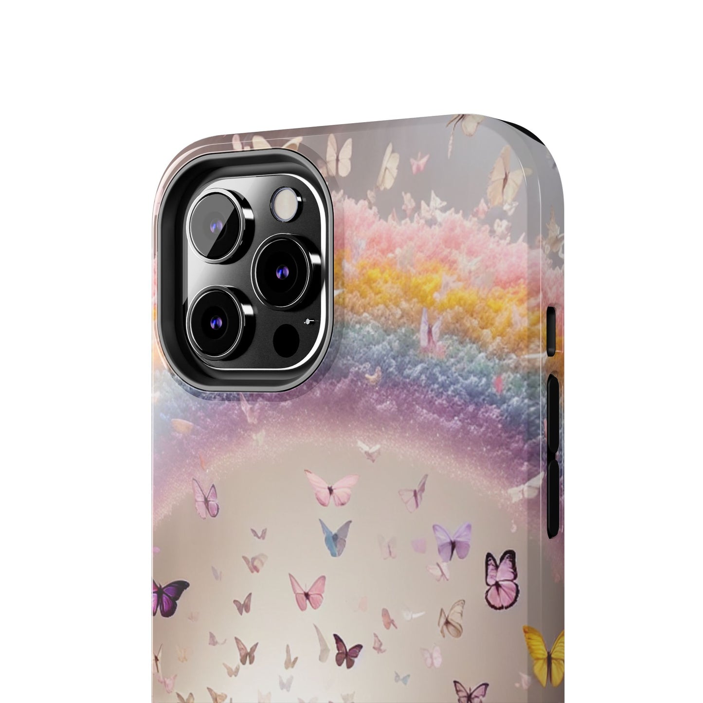 Spring Butterfly & Rainbow Phone Cover – Stylish, Strong & Gift-Ready