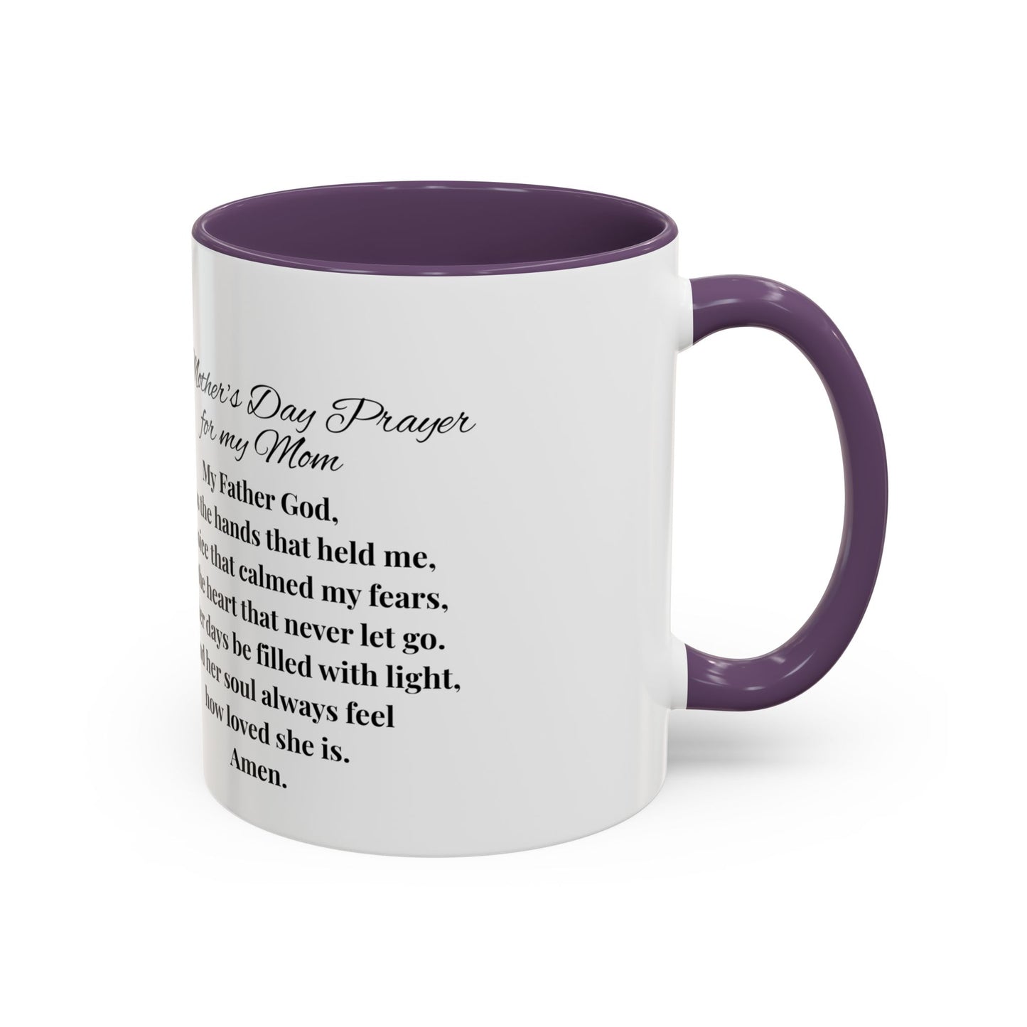 Mom Mother's Day Prayer Mug- African/American/Caribbean Mother's Day Prayer Coffee Mug, Inspirational