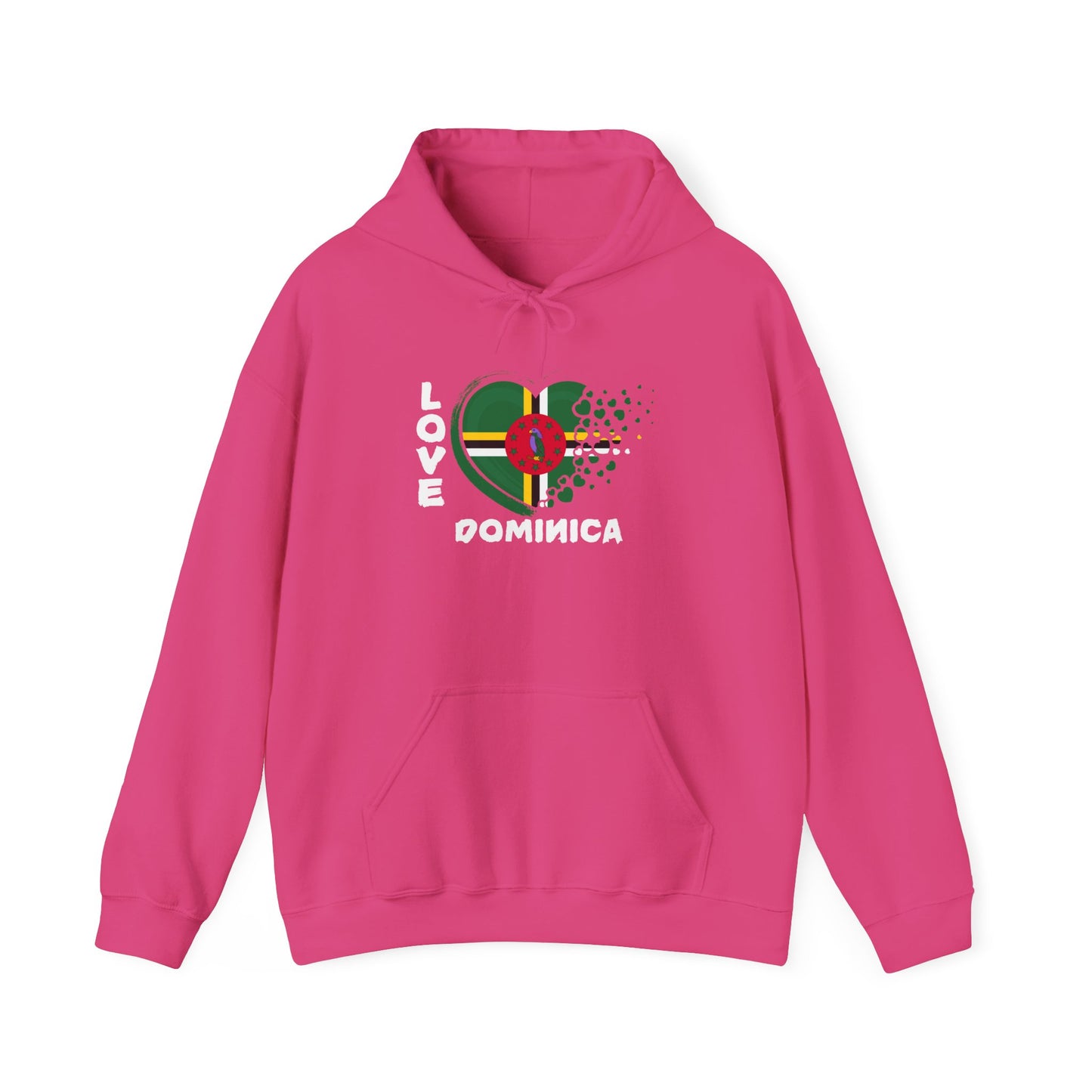 Love Dominica Hoodie - Unisex, Souvenir, Birthday, Christmas, Family
