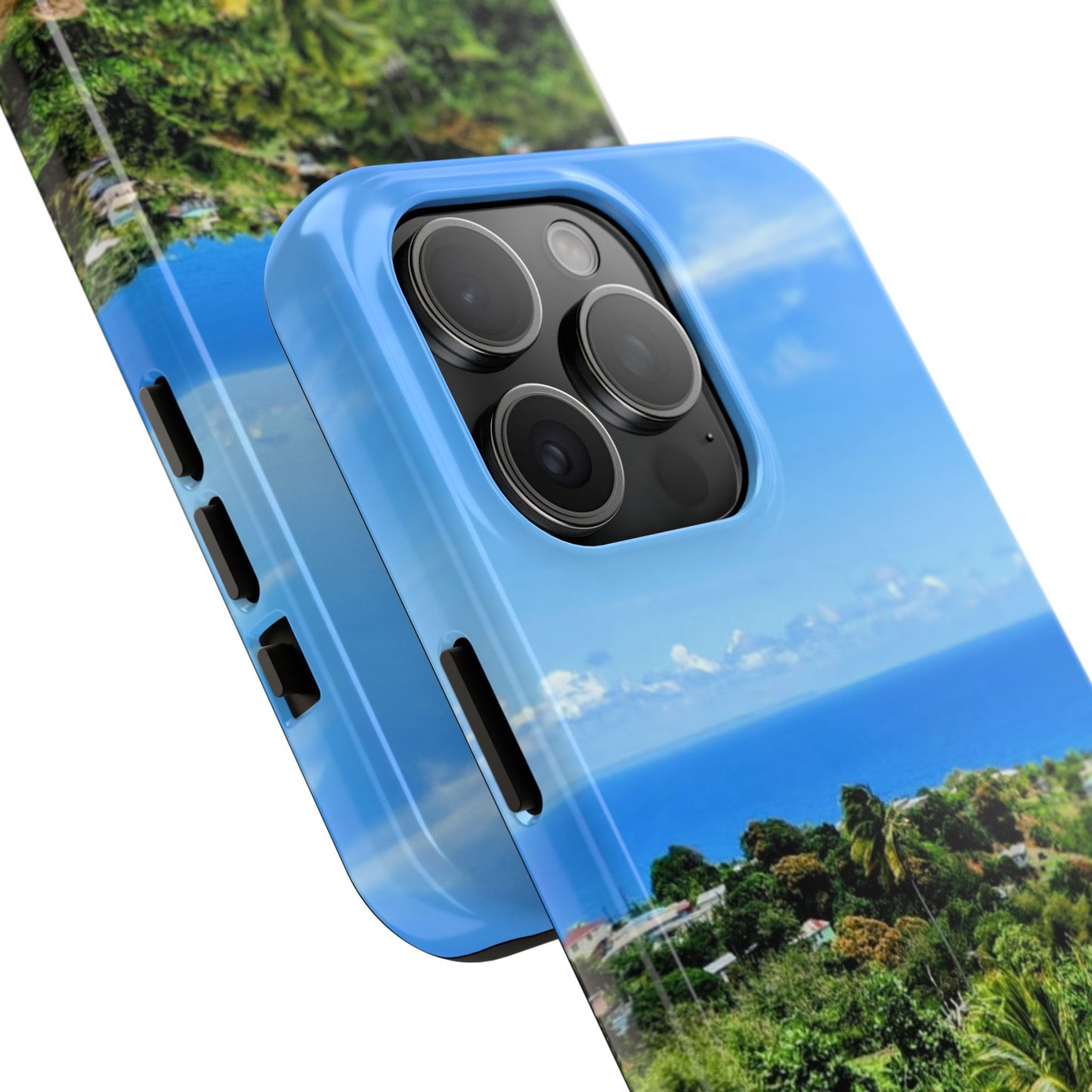 iPhone and Samsung phone Cases - Tropical Ocean View, Durable Cover for Beach Lovers