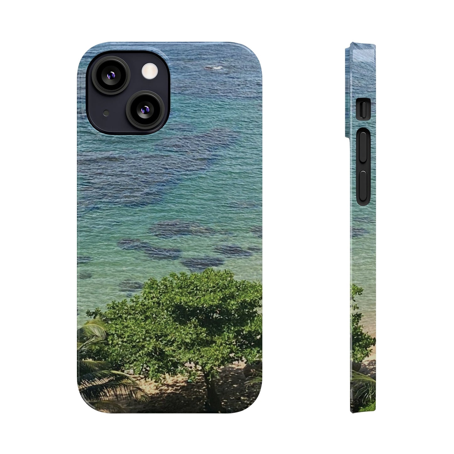 iPhone cases - Coastal Vibes Slim Phone Case