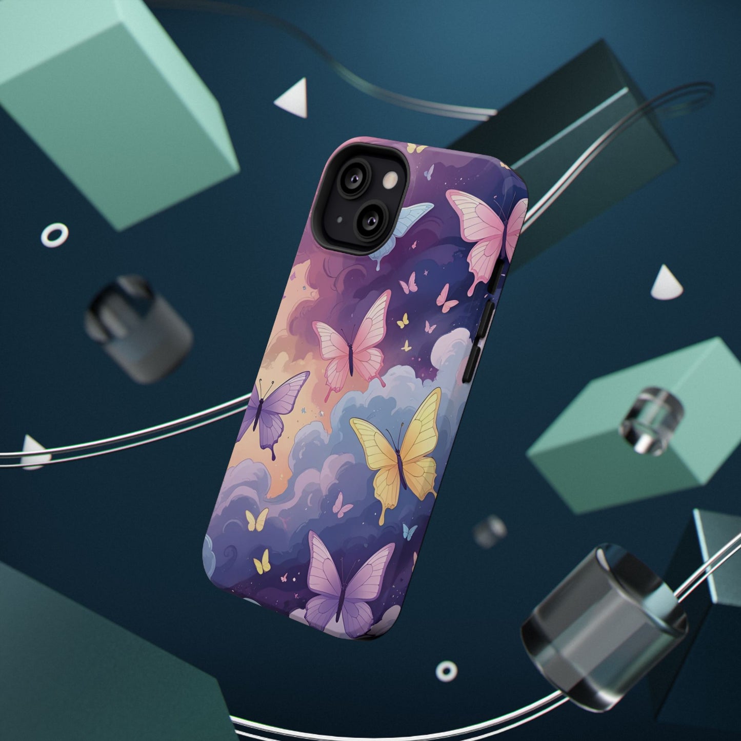 Whimsical Butterfly Phone Case – Nature-Inspired Protection in Vibrant Color