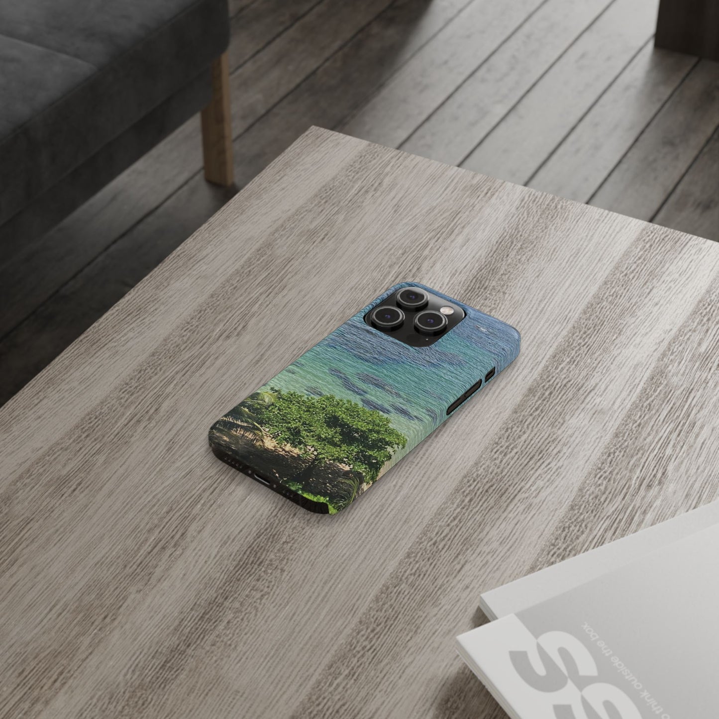 iPhone cases - Coastal Vibes Slim Phone Case