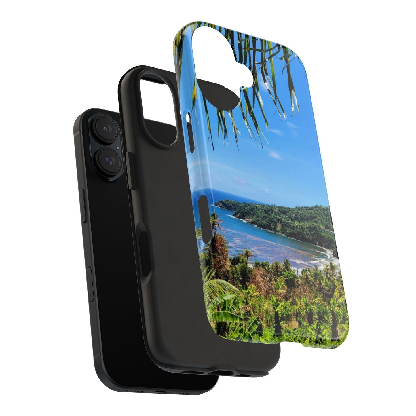 Nature-inspired tropical iphone and Samsung phone cases perfect for summer. Ideal for beach trips, vacations,