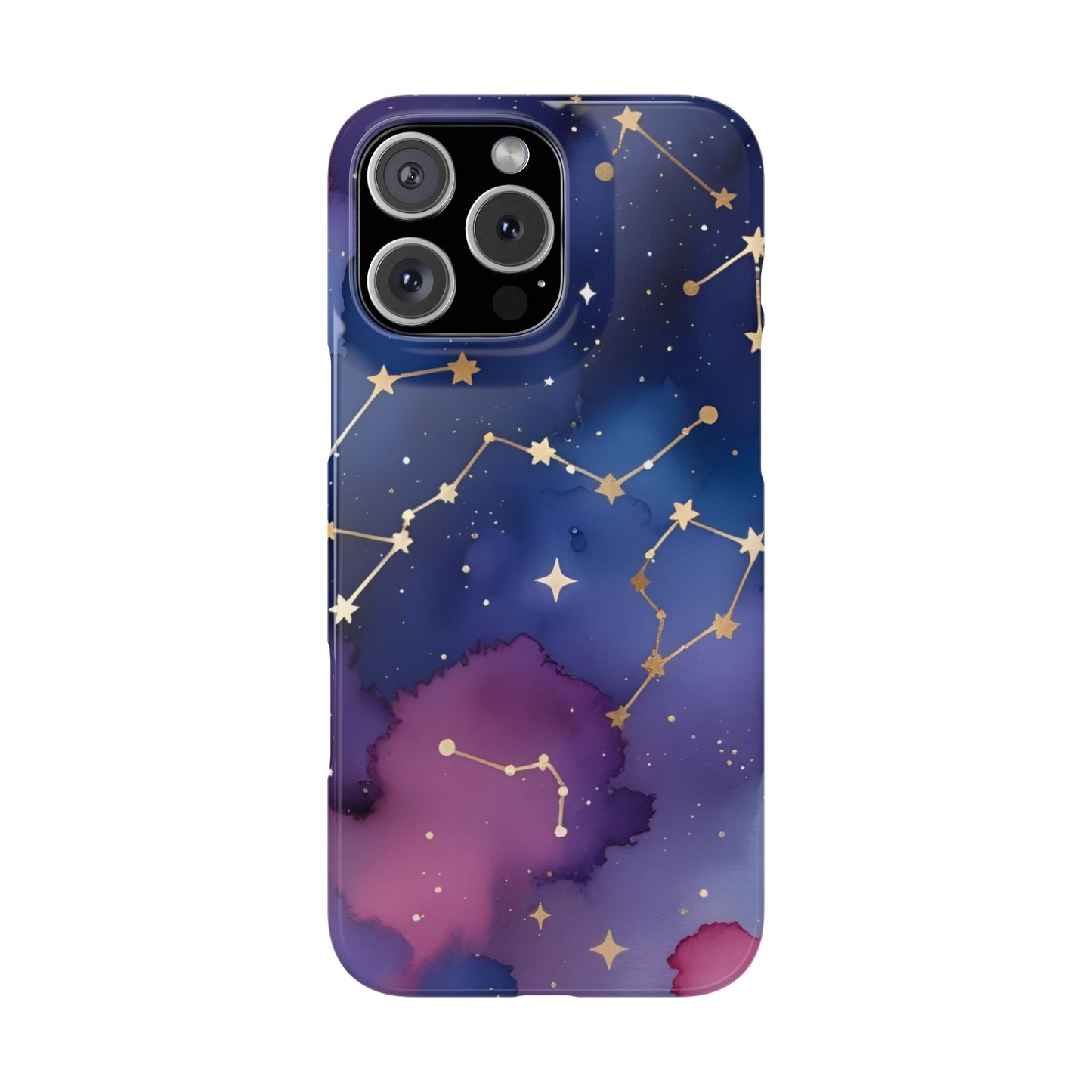 Galaxy Slim Phone Case - Cosmic Constellation Design for Stargazers and Astrology Lovers