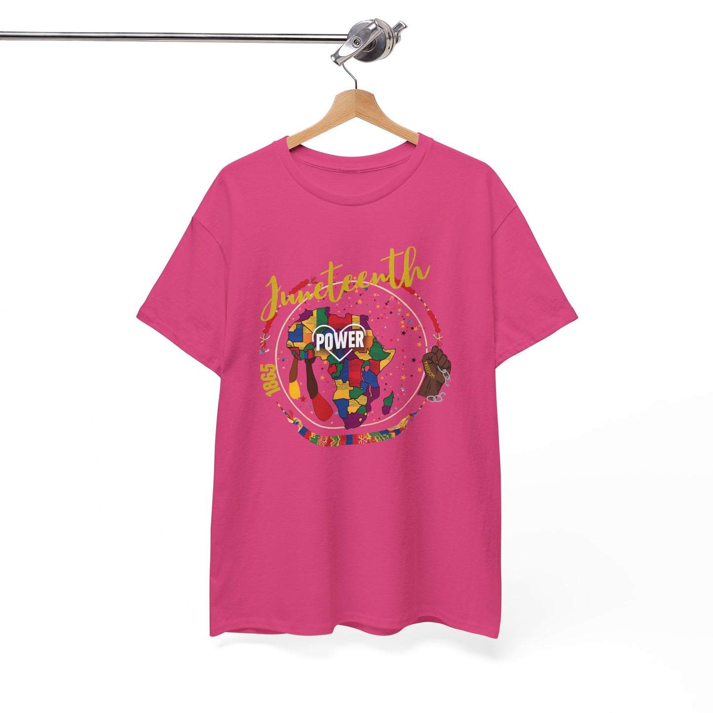 Juneteenth Freedom Celebration Unisex Tshirt, Freedom Tshirt, breaking the chains to freedom