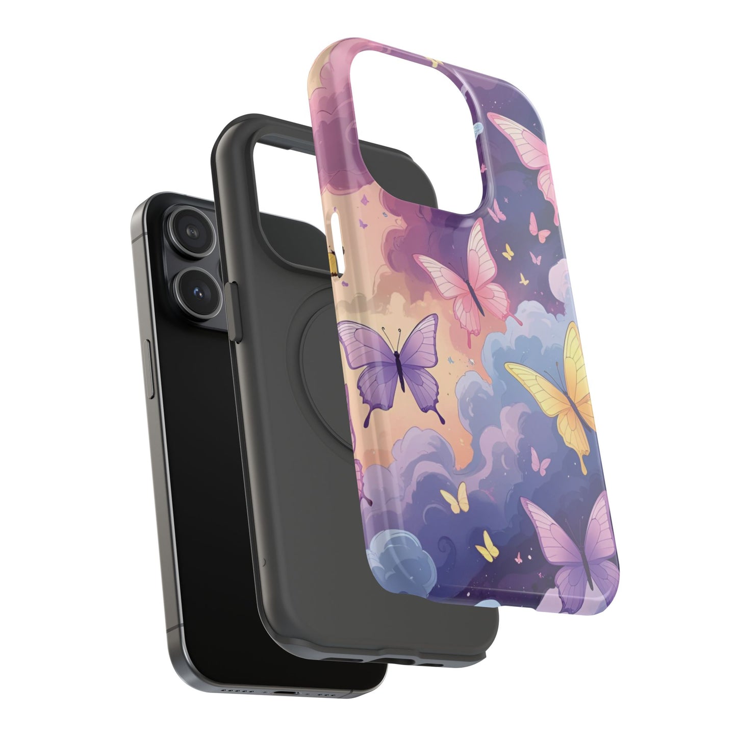 Whimsical Butterfly Phone Case – Nature-Inspired Protection in Vibrant Color