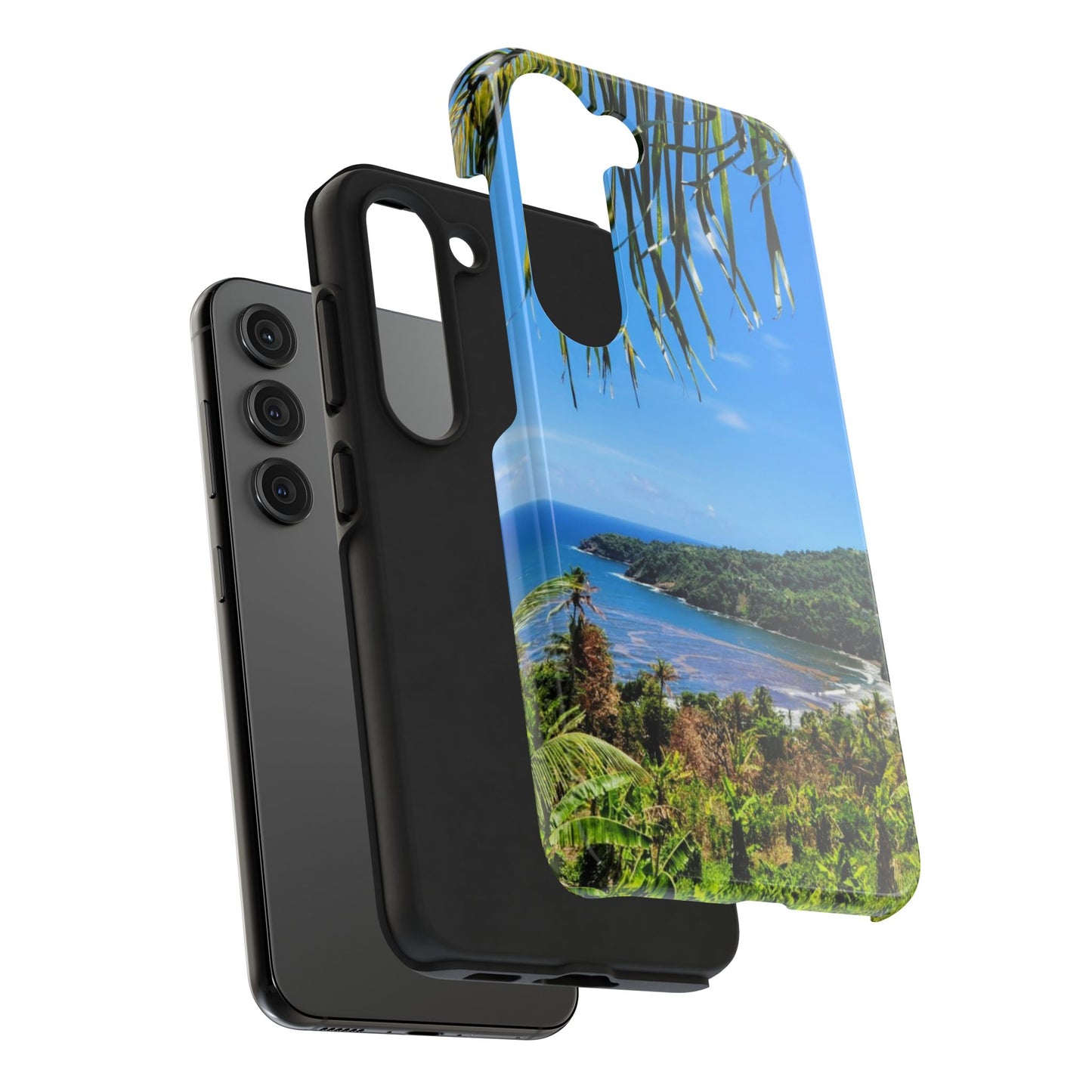 Nature-inspired tropical iphone and Samsung phone cases perfect for summer. Ideal for beach trips, vacations,