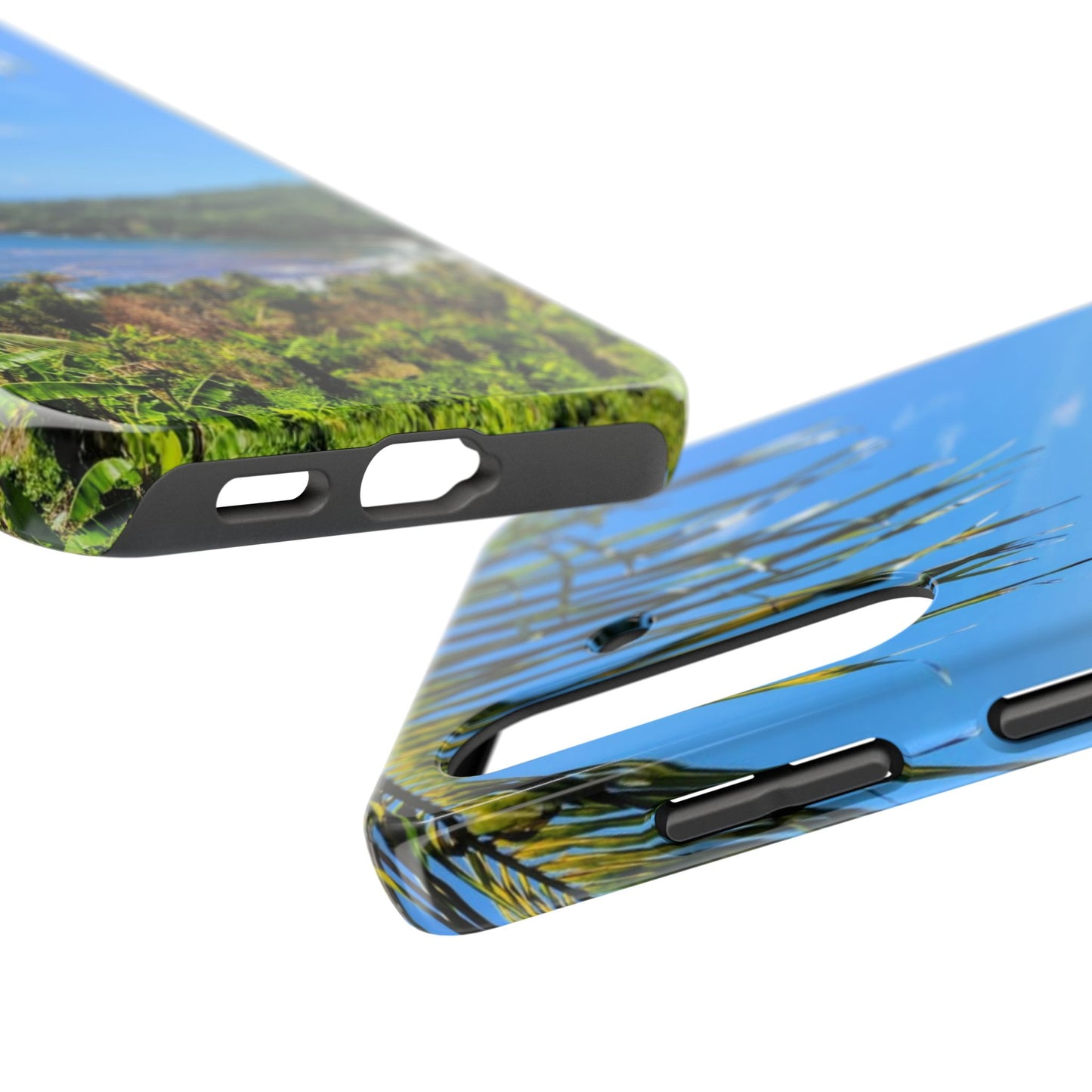 Nature-inspired tropical iphone and Samsung phone cases perfect for summer. Ideal for beach trips, vacations,
