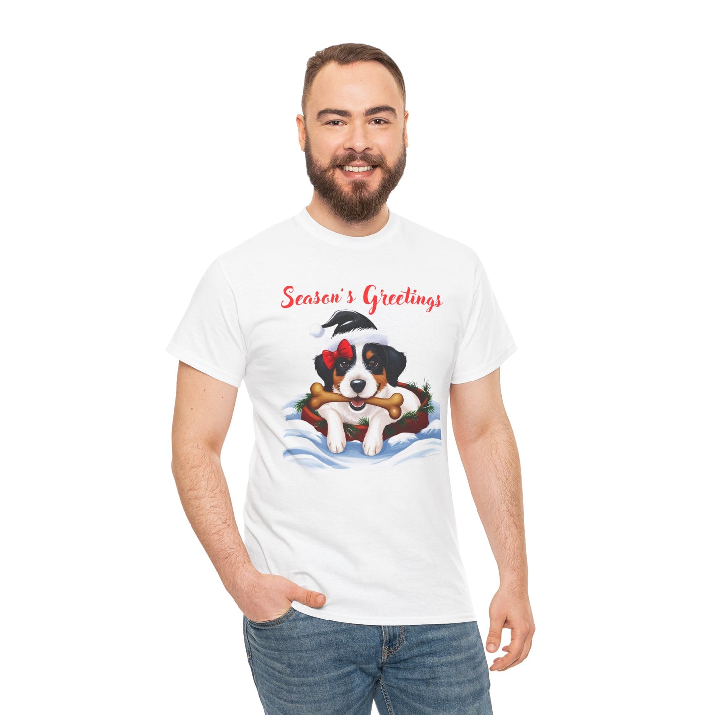 Cute Puppy Holiday T-shirt