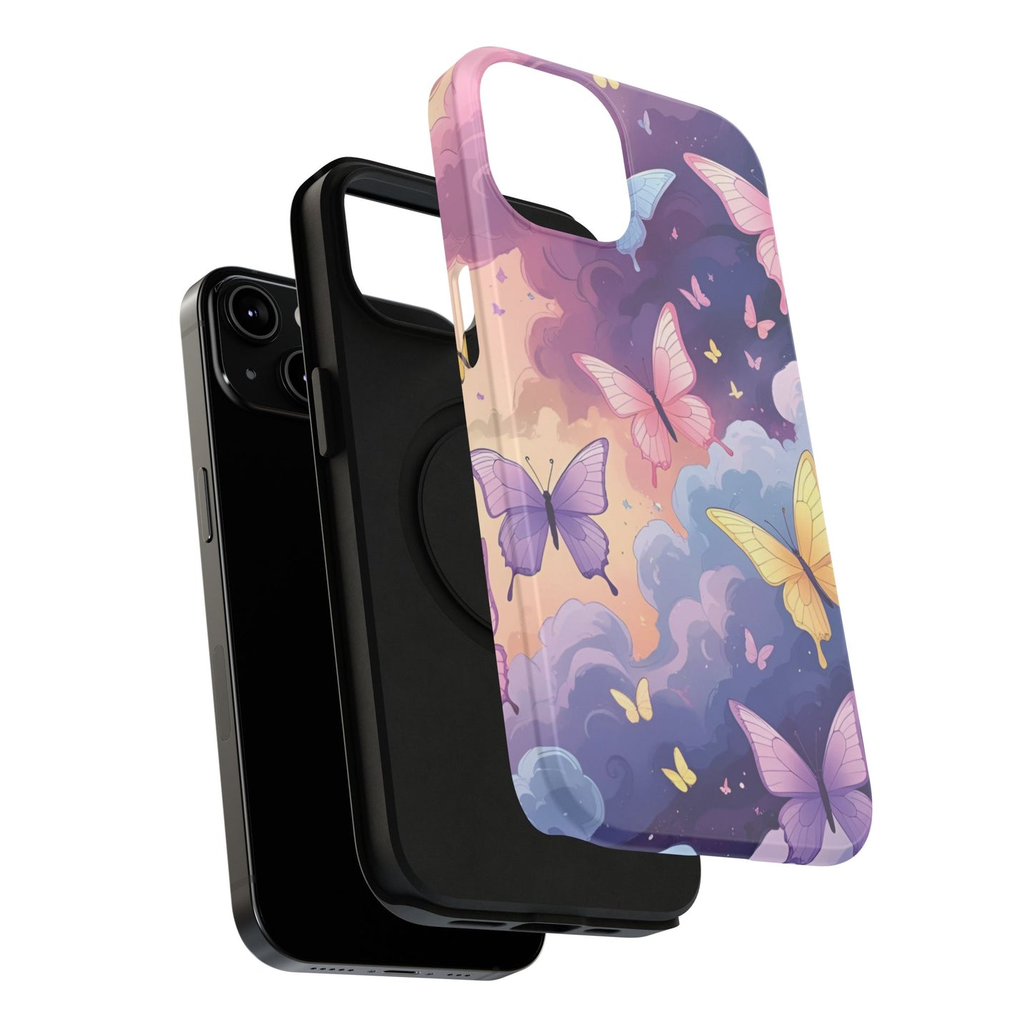 Whimsical Butterfly Phone Case – Nature-Inspired Protection in Vibrant Color