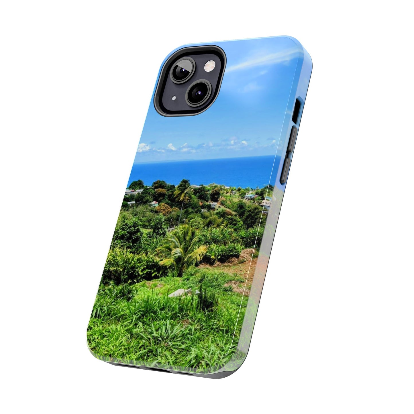 iPhone and Samsung phone Cases - Tropical Ocean View, Durable Cover for Beach Lovers