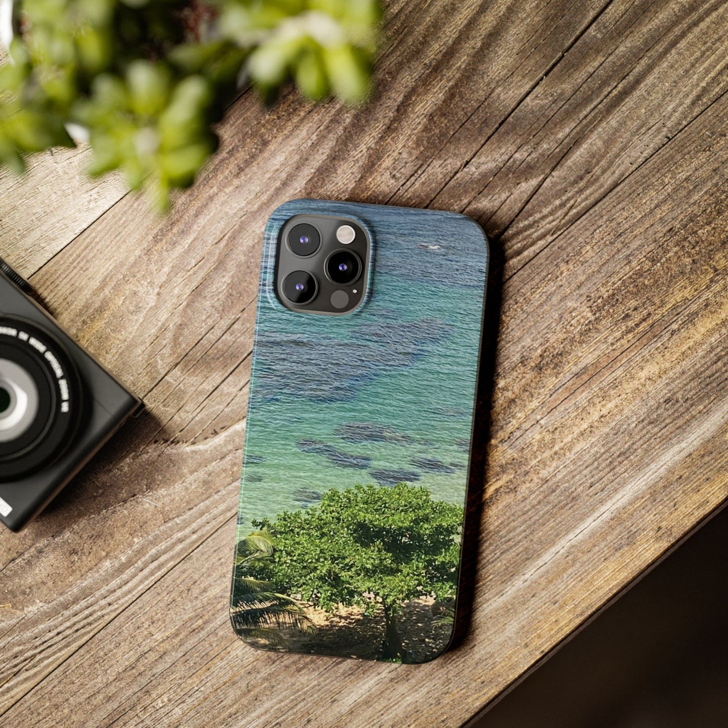 iPhone cases - Coastal Vibes Slim Phone Case