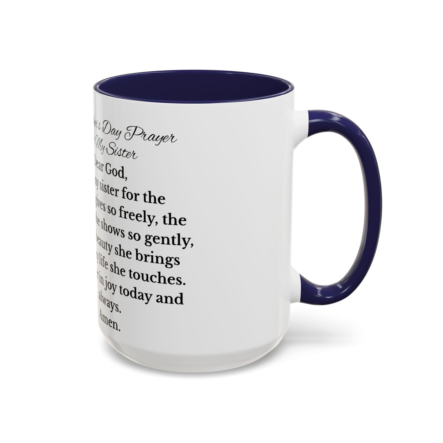 Sister Prayer African American Mother's Day Mug, gift