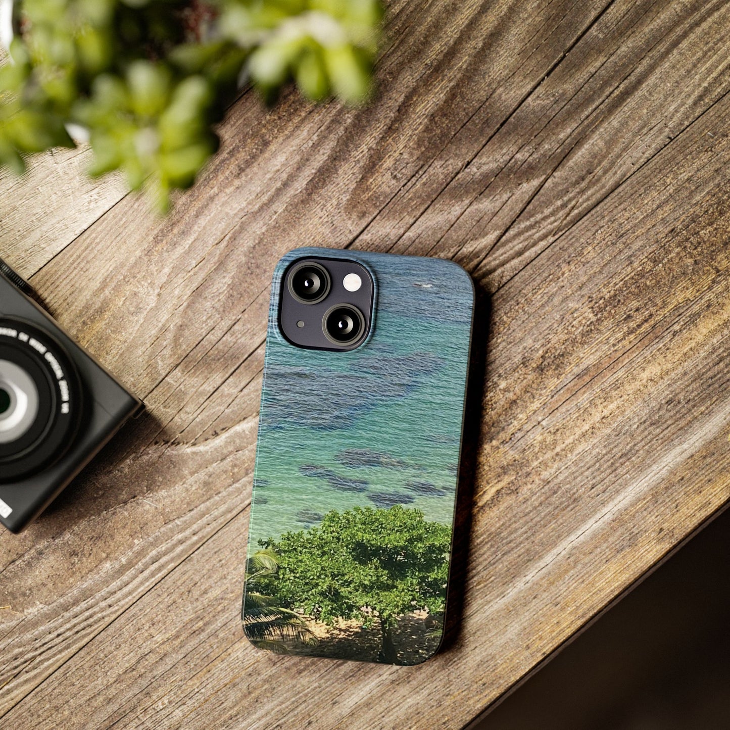 iPhone cases - Coastal Vibes Slim Phone Case