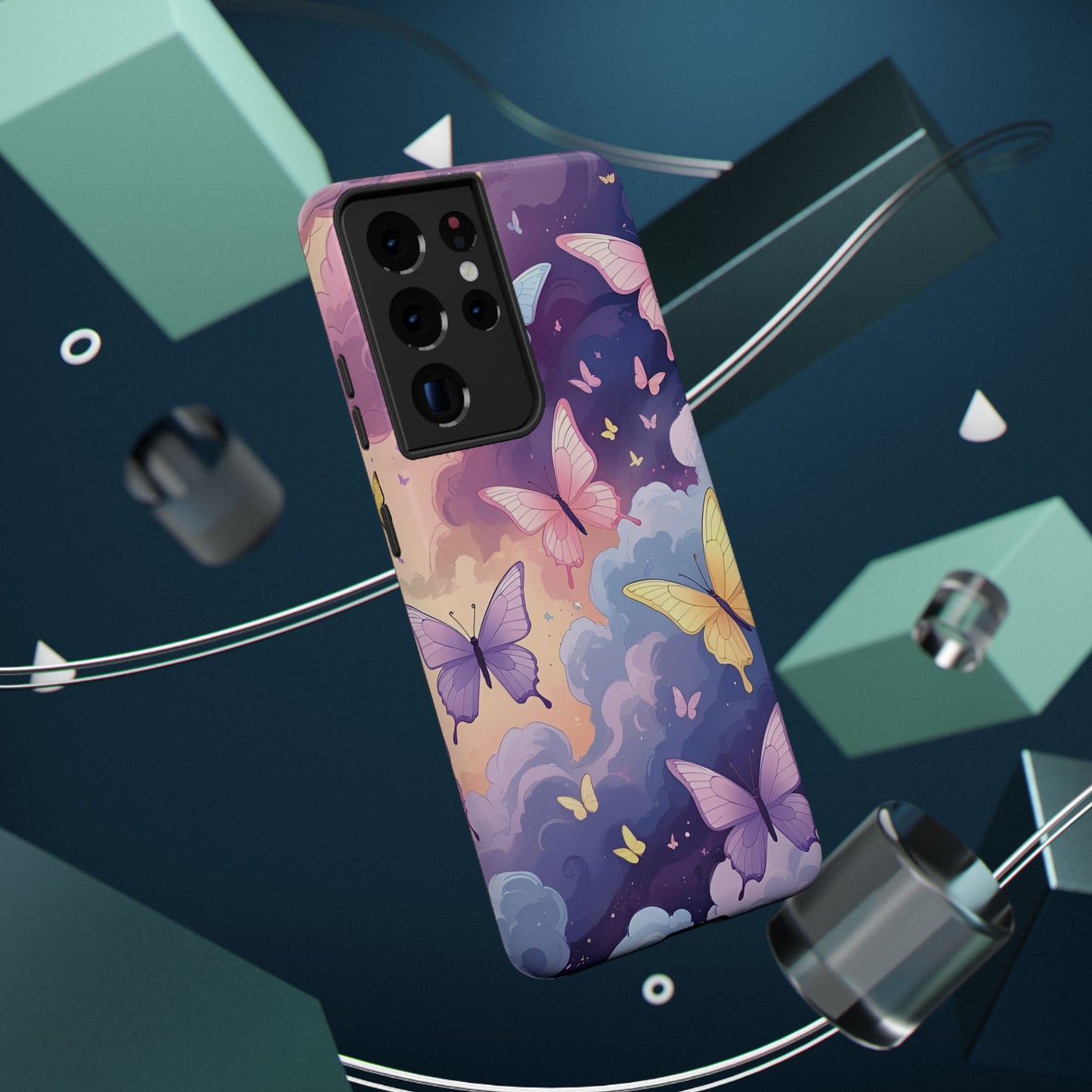 Whimsical Butterfly Phone Case – Nature-Inspired Protection in Vibrant Color